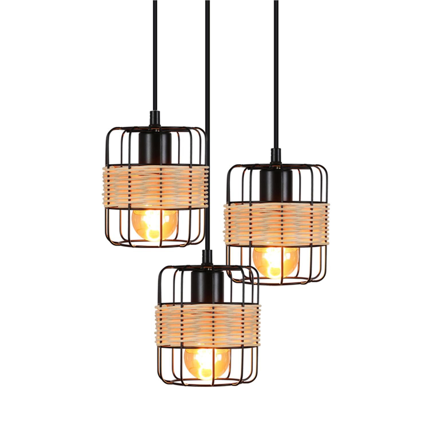 ZMH Pendelleuchte Pendellampe Vintage E27 Esstischlampe günstig online kaufen