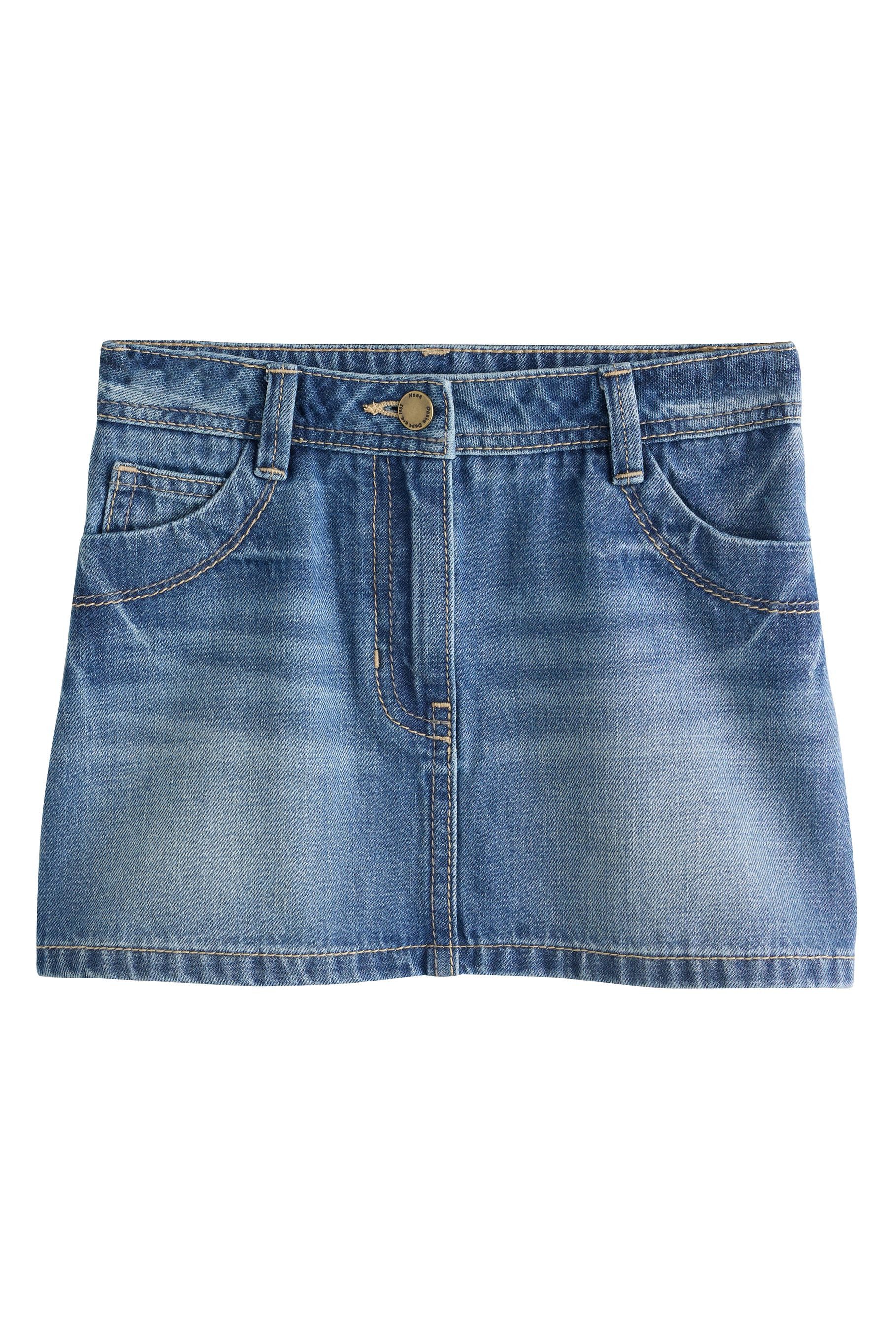 Next Jeansrock Denim-Rock aus 100 % Baumwolle (1-tlg) – Bild 4 von 5