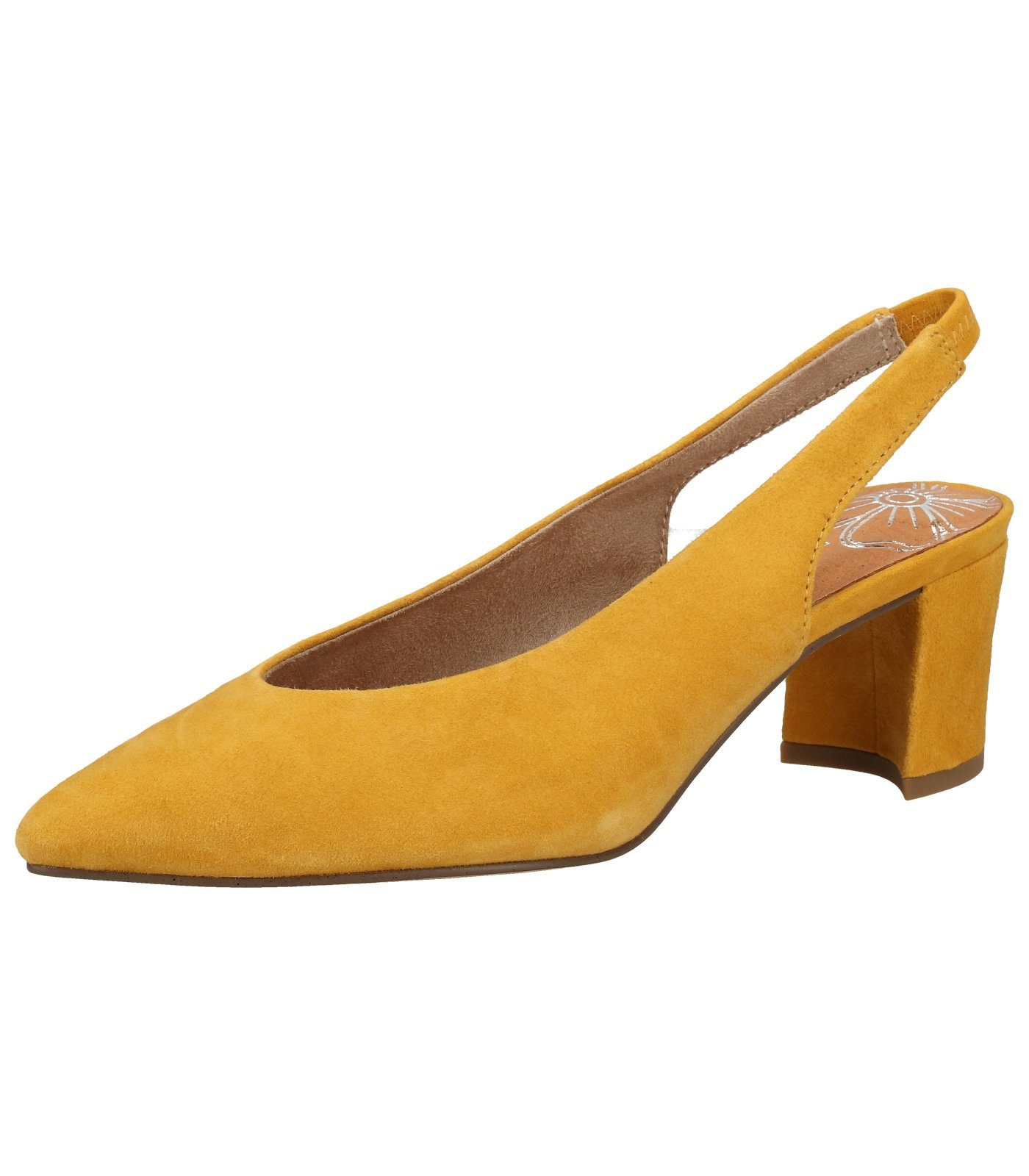 MARCO TOZZI Pumps Veloursleder Pumps Gelb