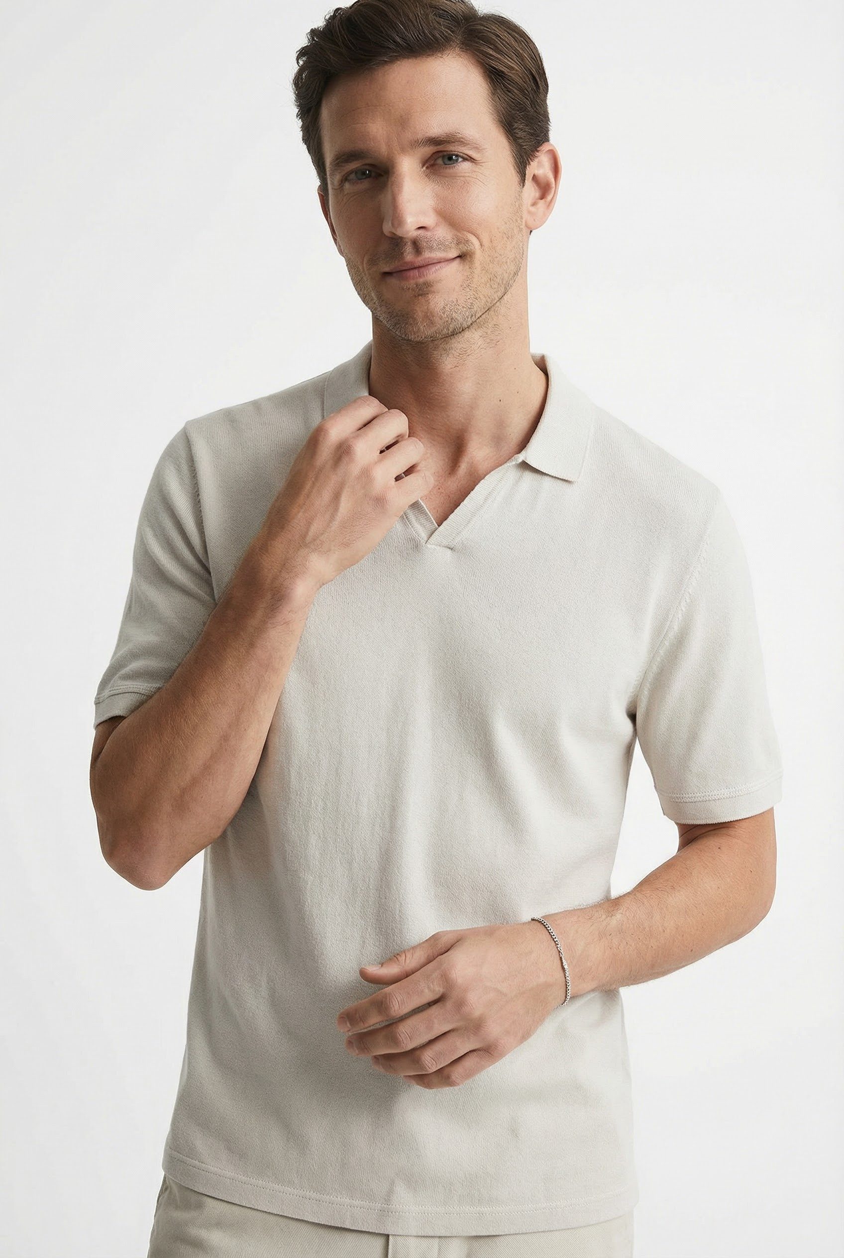 Cinque Poloshirt CIBOLL Polokragen, offene Knopfleiste, Relaxed Fit günstig online kaufen