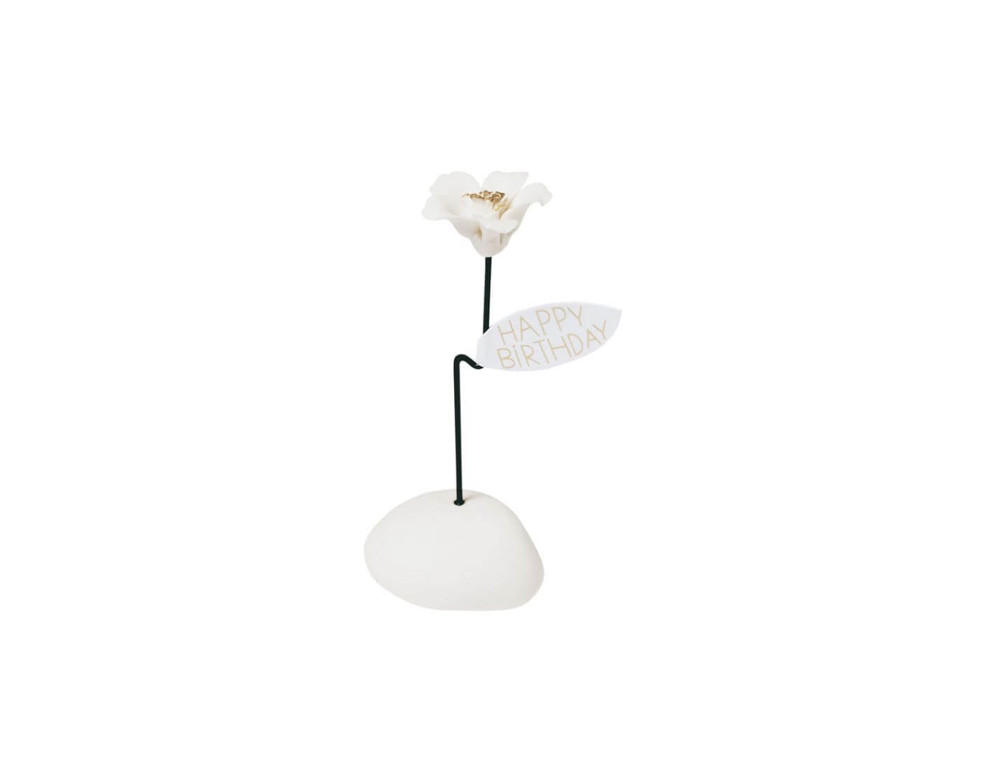 Räder Design Dekofigur Glücksblume - Happy Birthday