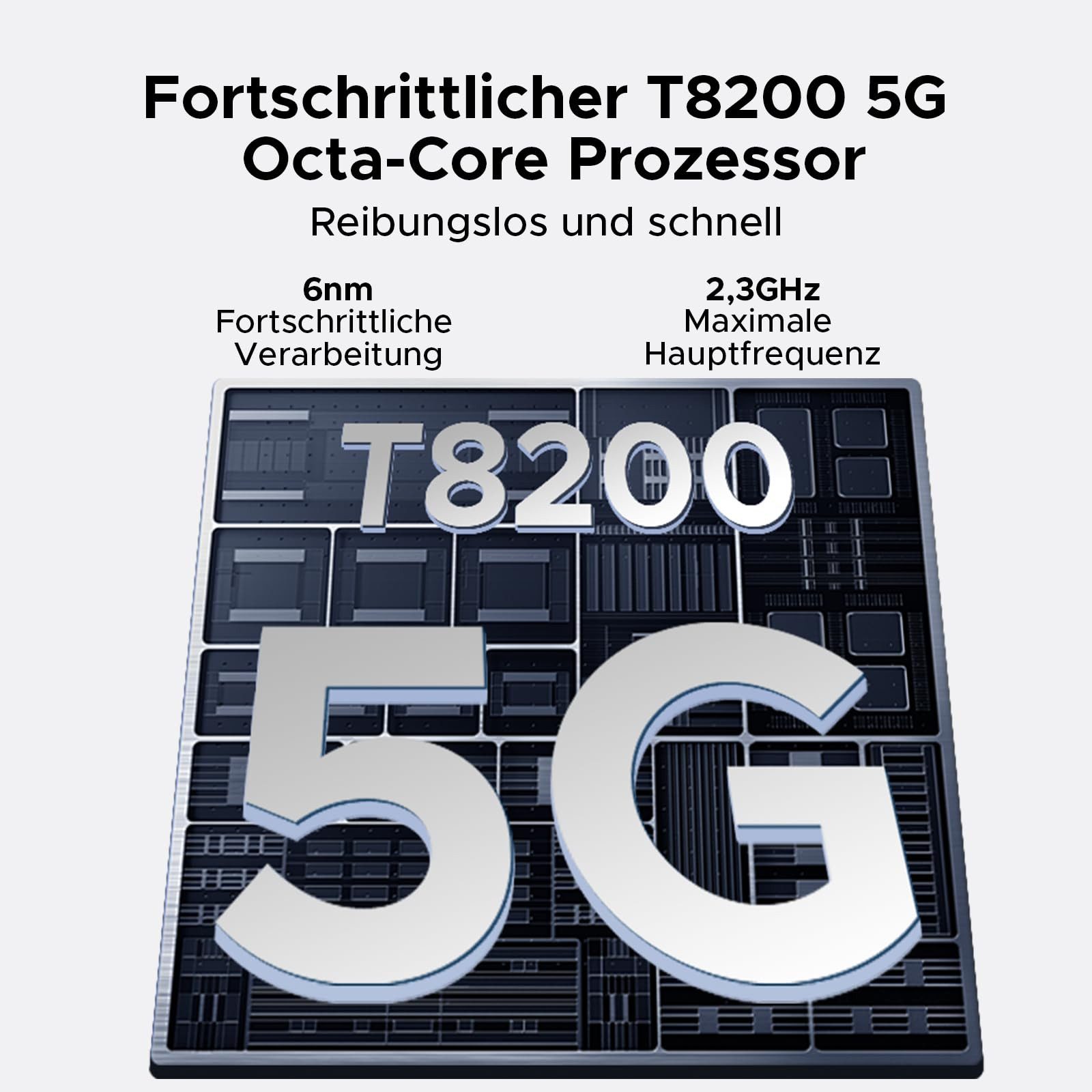 DOOGEE Note 59 32GB RAM+128GB ROM/2TB-TF 5G Smartphone (17,15 cm/6.75 Zoll, 128 GB Speicherplatz, 16 MP Kamera, Android 15, 6250mAh, 6.75" HD+ 120Hz, NFC, GPS,  – Bild 2 von 5