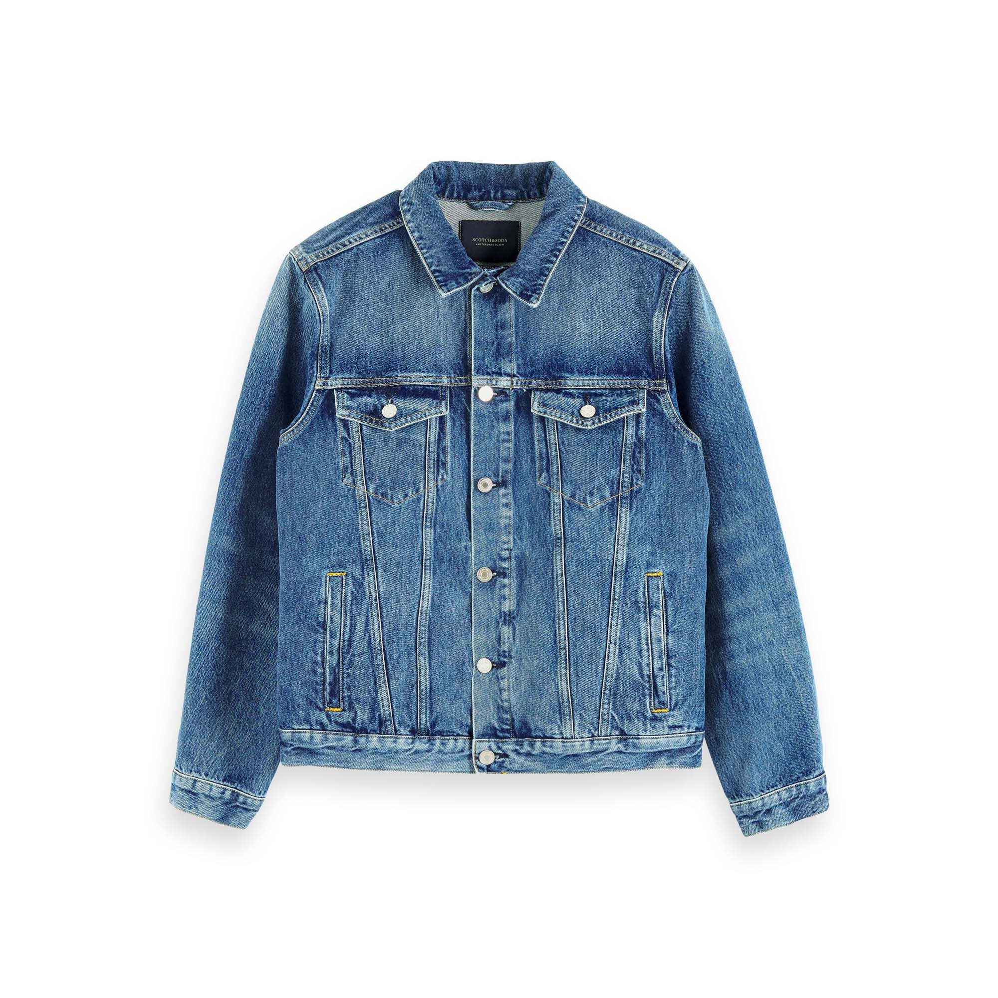 Allwetterjacke Scotch & Soda Herren Jeansjacke Trucker Jacket 154120