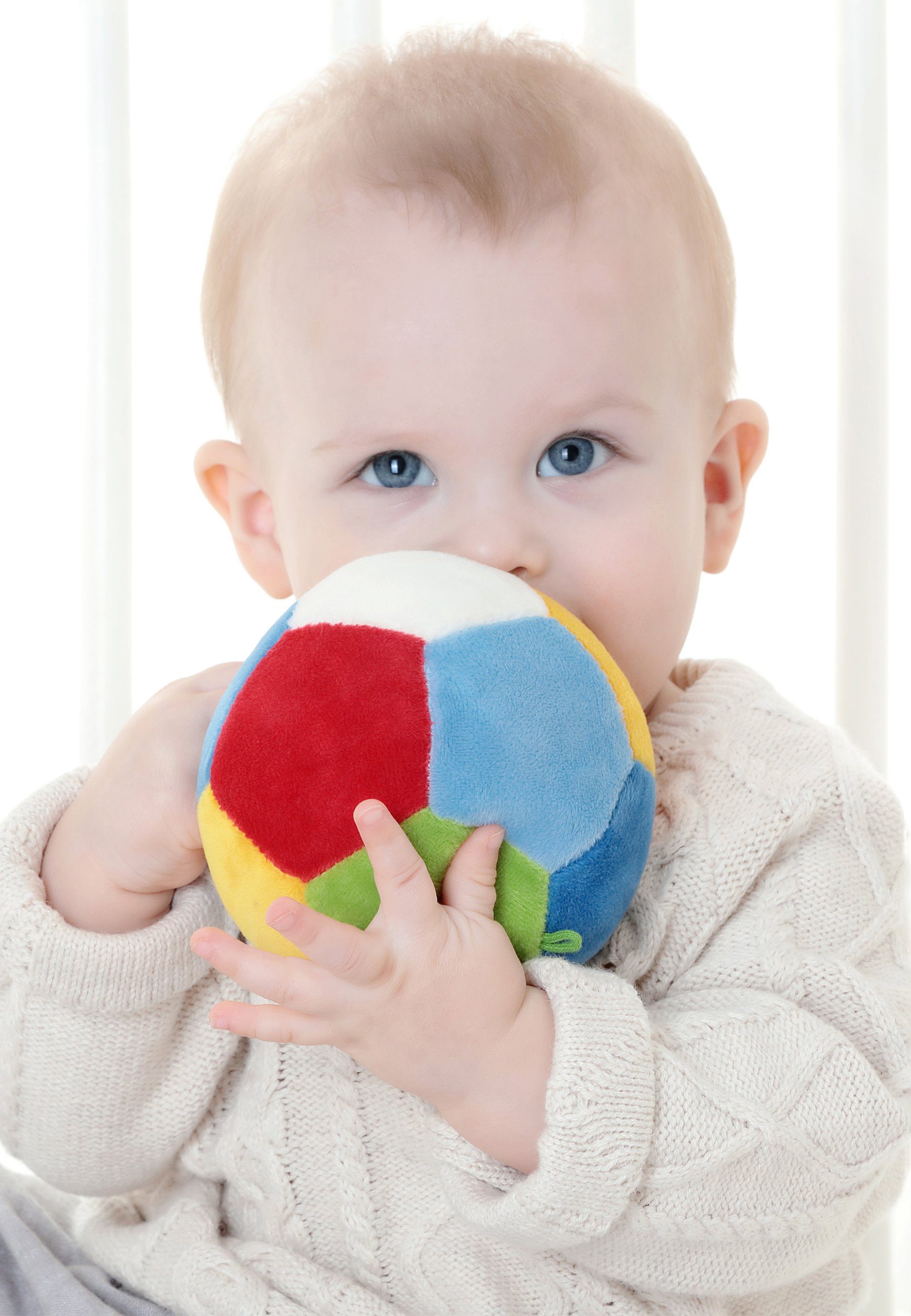Sigikid Stoffball Softball Ø 10 cm PlayQ für Babys und Kinder Unisex (1-St)