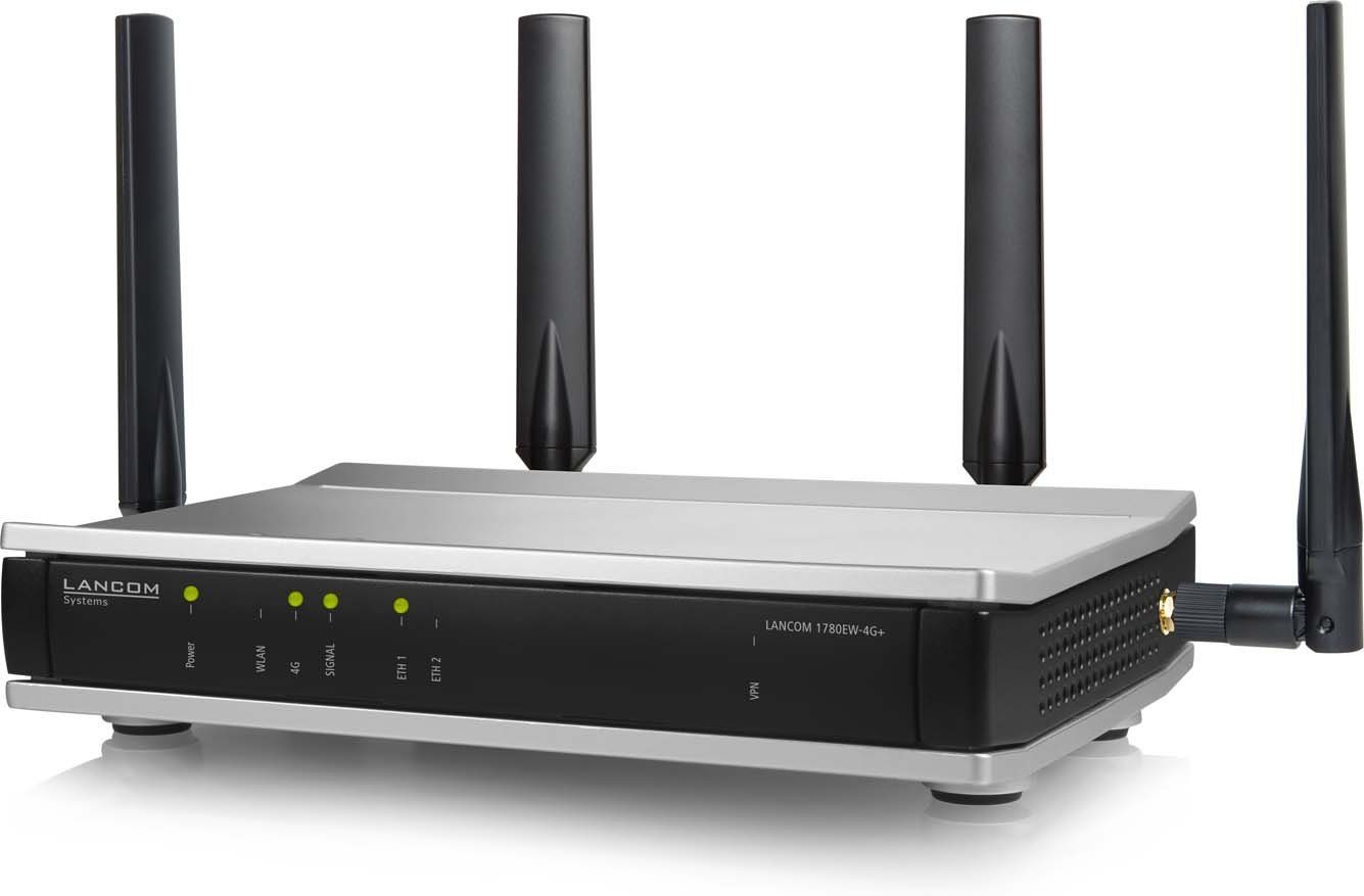 2xGE Lancom 1780EW-4G+ 617 LANCOM PoE 300MBits VPN-Router DSL-Router