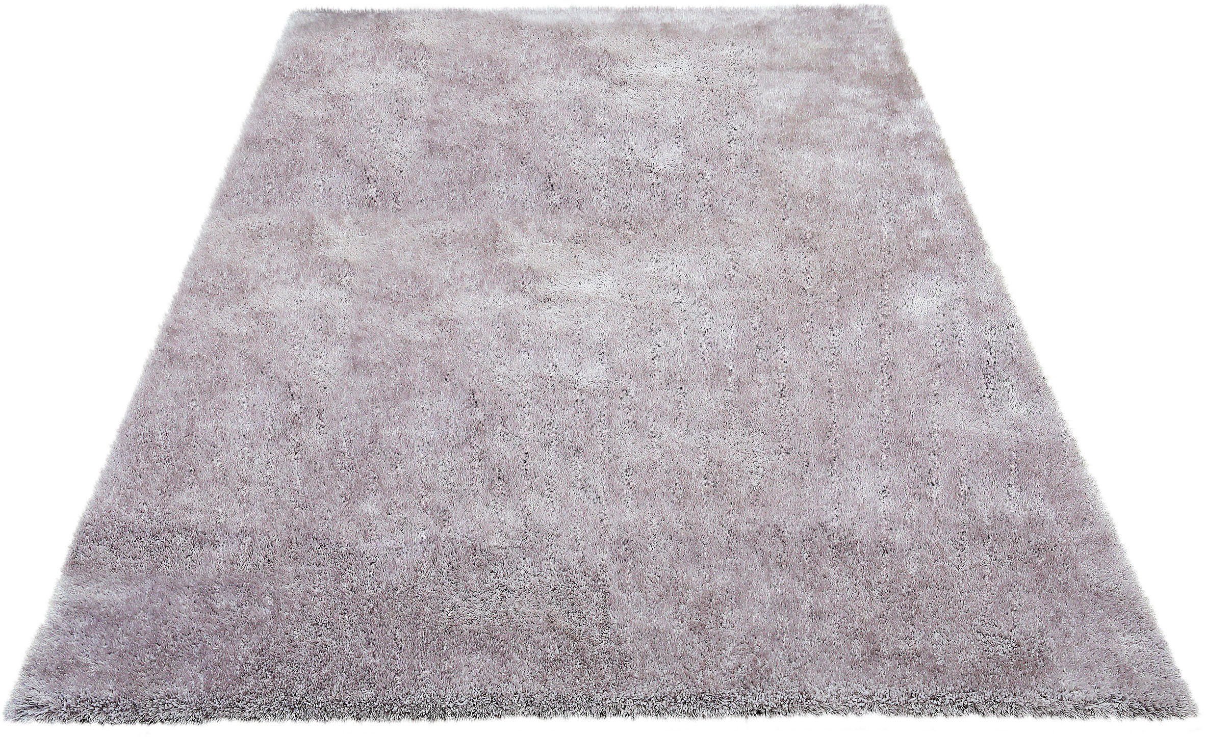 Bruno Banani Teppich Dana Teppich, besonders weich und kuschelig, Kundenliebling, rechteckig, Höhe: 30 mm, uni, Mikrofaser Teppiche, Wohnzimmer, Schlafzimmer, Esszimmer