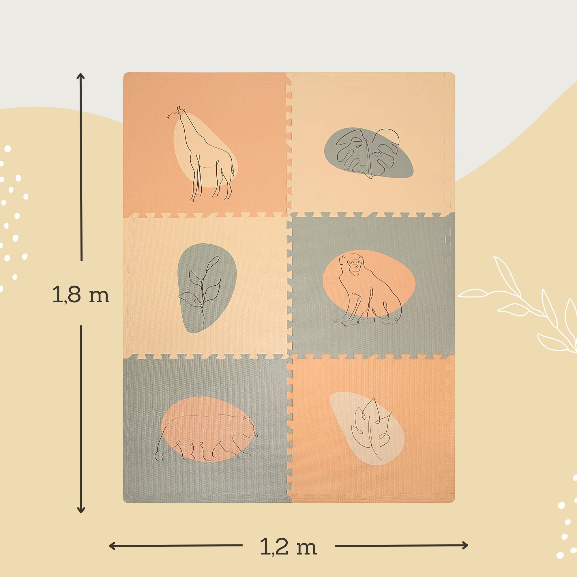 Hakuna Matte Spielmatte Puzzlematte für Babys günstig online kaufen