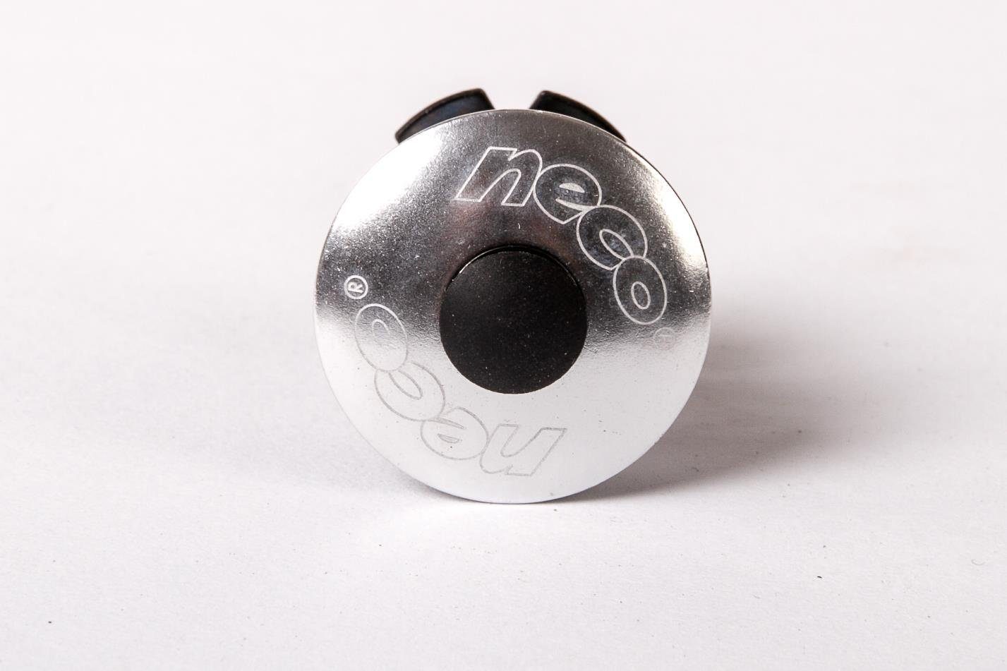 Neco Lenkervorbau NECO Ahead 1 1/8 Zoll Fahrrad Steuersatz Silber Deckel Fahrrad Gabel