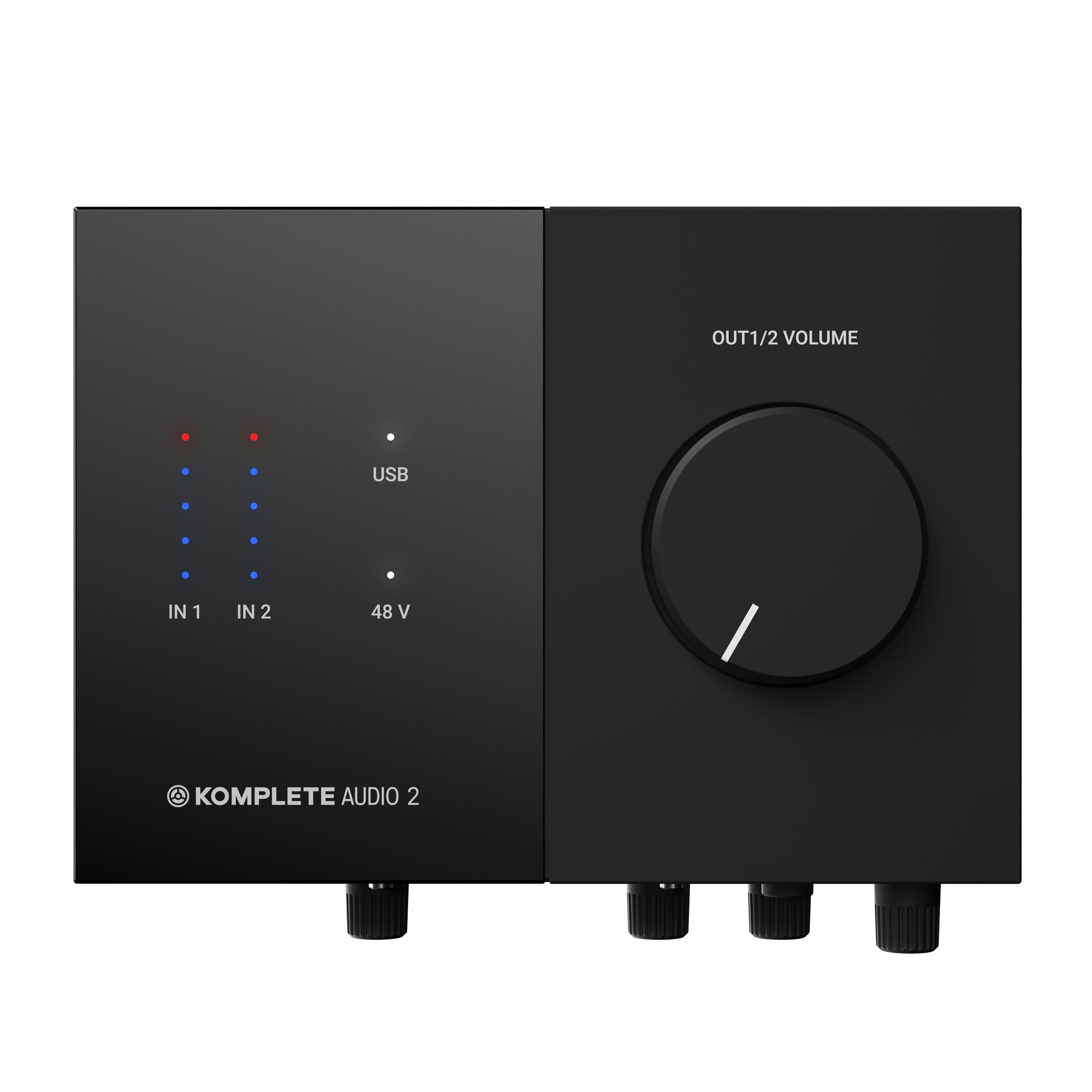 Native Instruments Digitales Aufnahmegerät (KOMPLETE AUDIO 2 - Audio Interface)