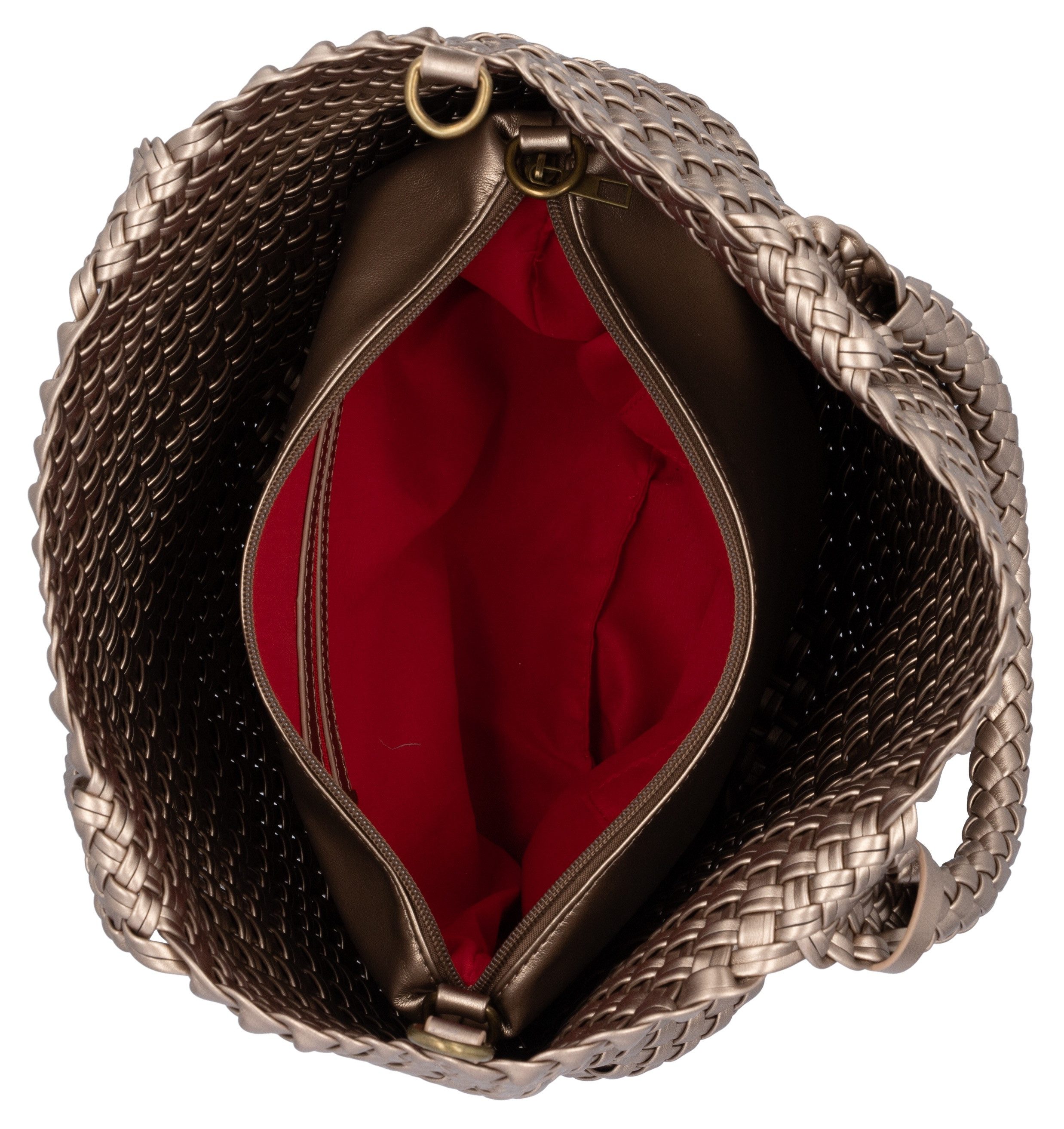 Remonte shoulder bag, women's handbag, shoulder bag with removable inner pocket