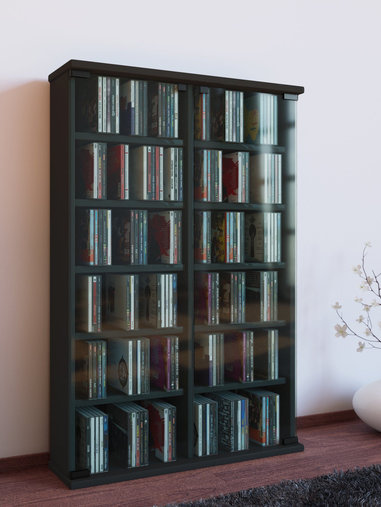 VCM CD-Regal Holz CD DVD Stand günstig online kaufen