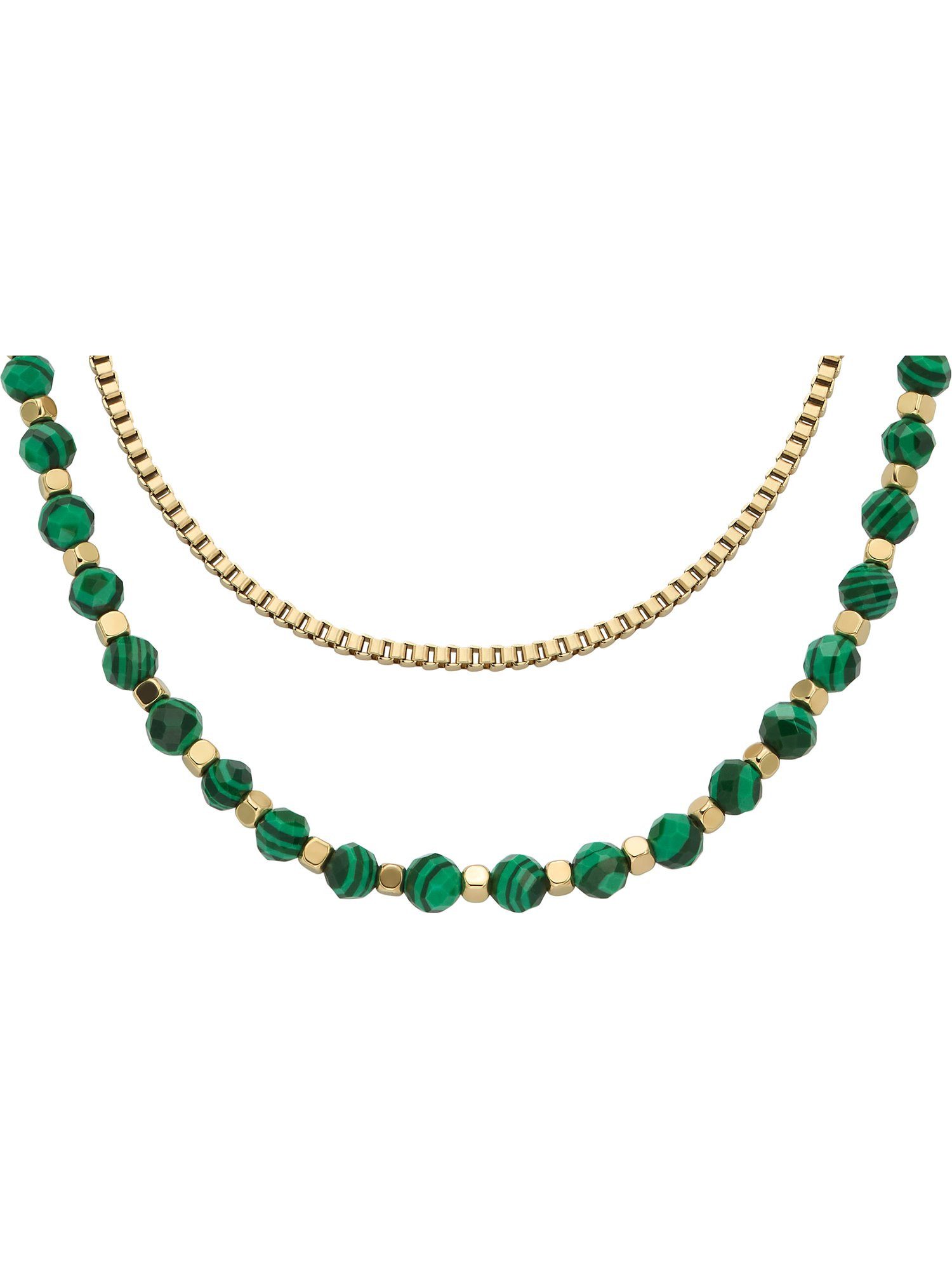 Fossil Collier Fossil Damen-Kette Edelst...