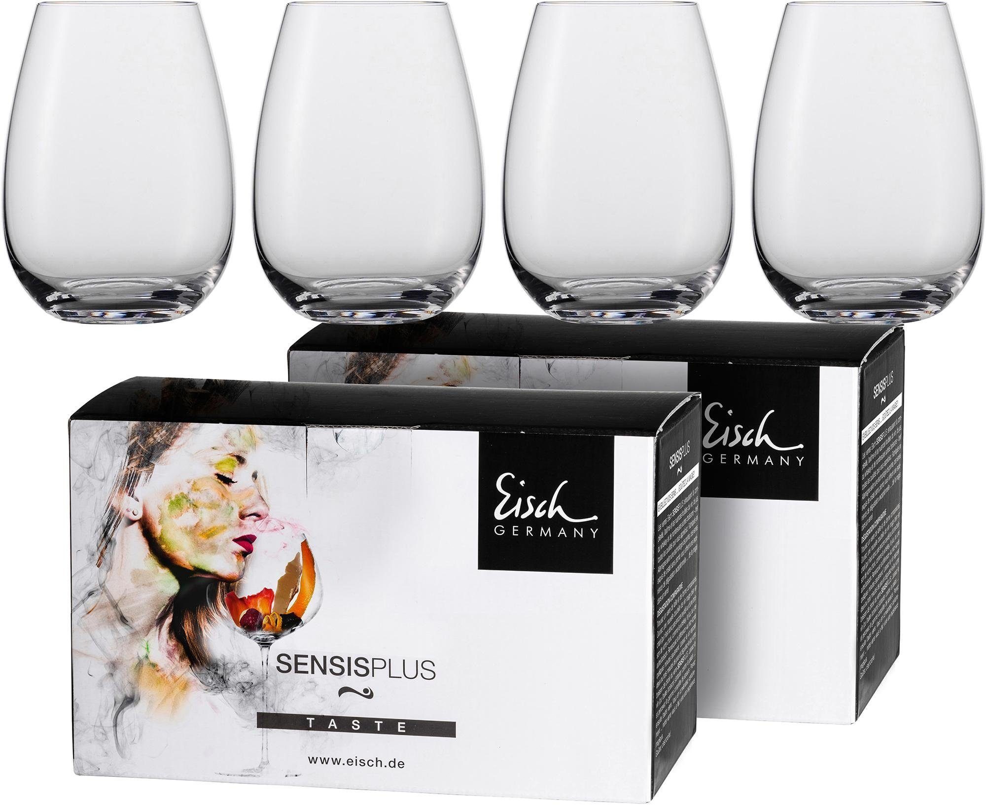 Eisch Germany Becher Superior SensisPlus, 4-tlg., Kristallglas, Bleifrei, 550 ml, 4-teilig