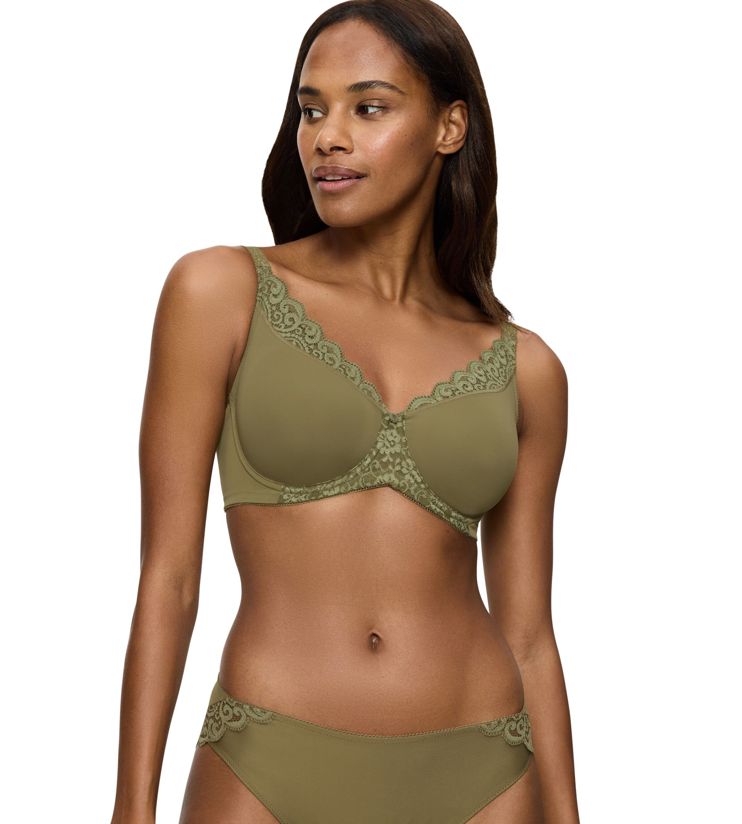 Triumph Minimizer-BH Amourette verkleinert die Brust optisch, Spitzenakzente