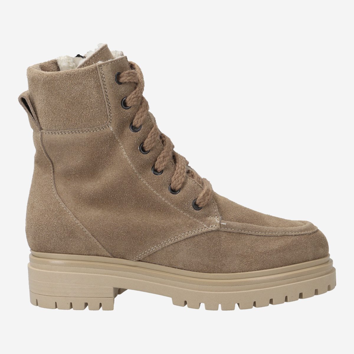 Lüke Schuhe MULAN CAMEL, Warmfutter, Boots in Beige für Damen Stiefel