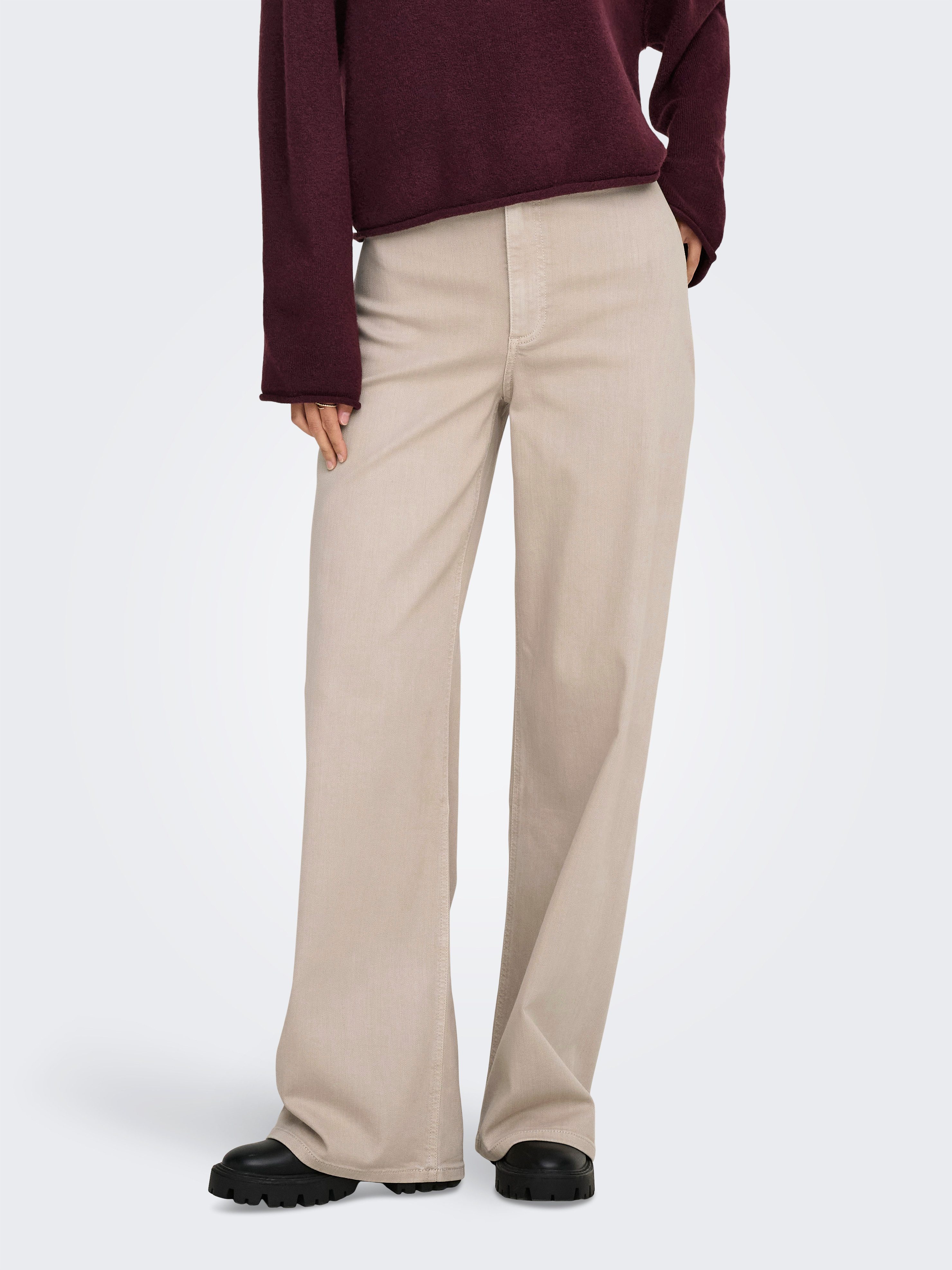 JDY Stretch-Hose JDYIRIS STRETCH HW WIDE PANT PNT