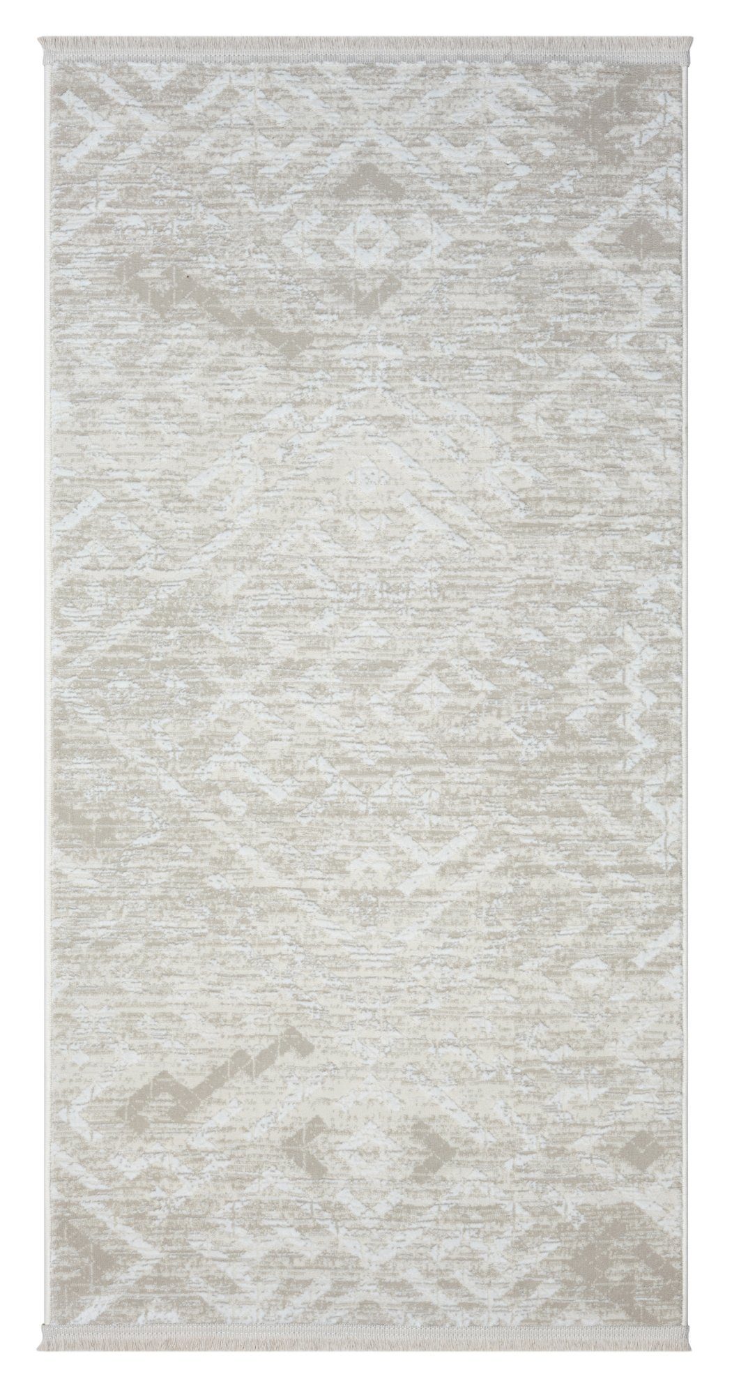 Wohnando Teppich MY-RUG Elisa, Kurzflor-Teppich 150x80cm, rechteckig, Höhe: 12 mm, weich, gemütlich, mit schönem Muster, flachgewebt