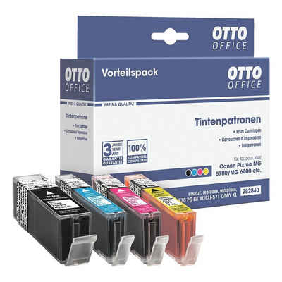 Otto Office PGI 570 BK XL / CLI-571 C/M/Y XL Tintenpatrone (Set, 4-tlg., ersetzt Canon PGI 570 BK XL und CLI-571 C/M/Y XL)