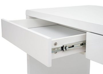 MCW Schreibtisch MCW-G51, 2 Schubladen, Hochglanz