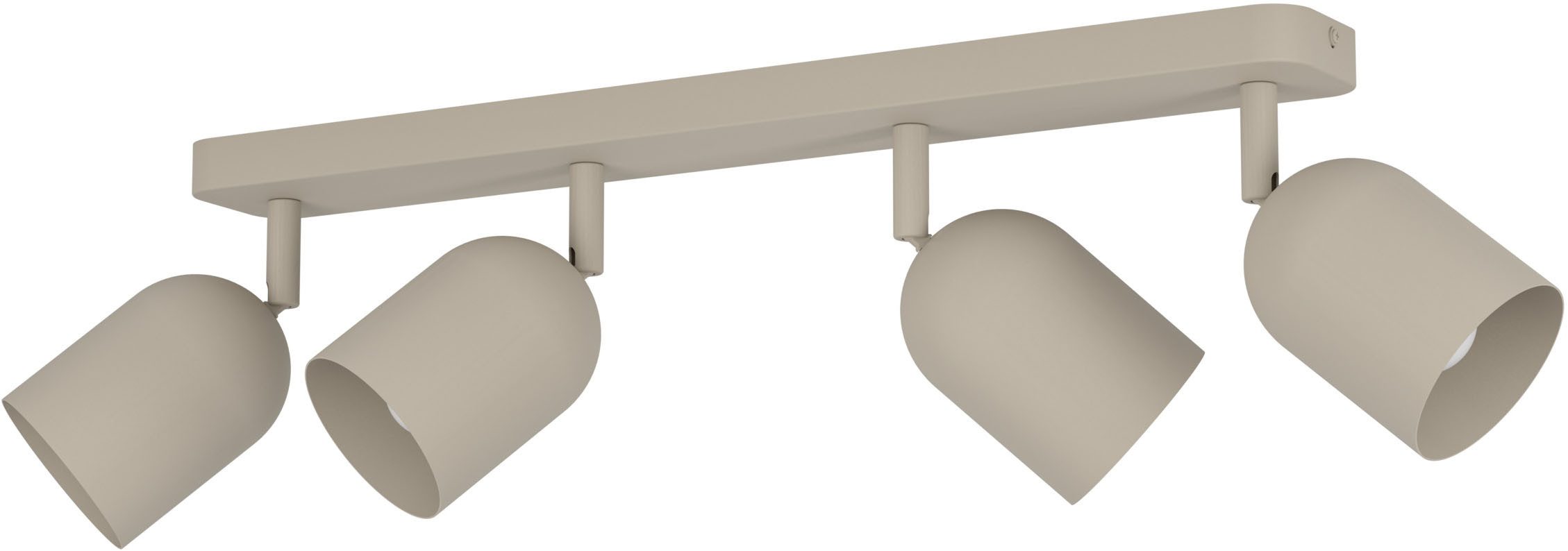 EGLO Deckenleuchte TILSTON Spotlampe - Stahl - E14 - 4X40W - IP20, ohne Leuchtmittel, Deckenlampe, Deckenstrahler, Strahler, L58 x B8 x H20,5 cm