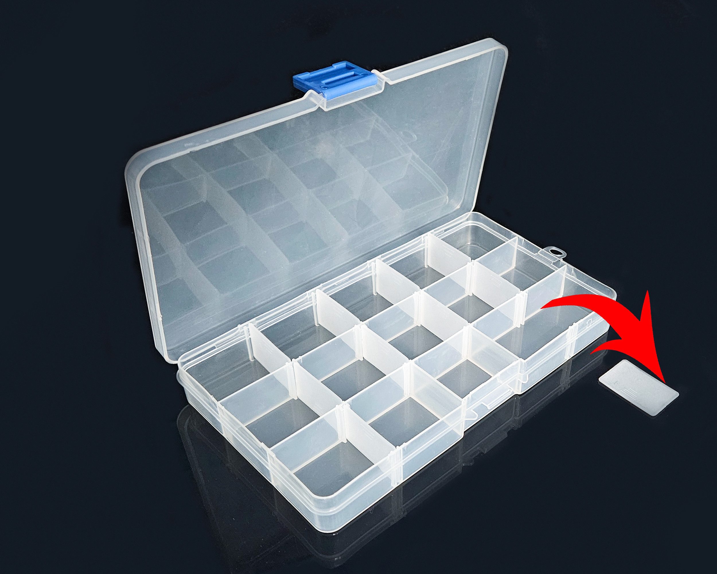 Yudu Aufbewahrungsbox 5 stück Box Sortierkasten Kästchen Organizer Kunststoff