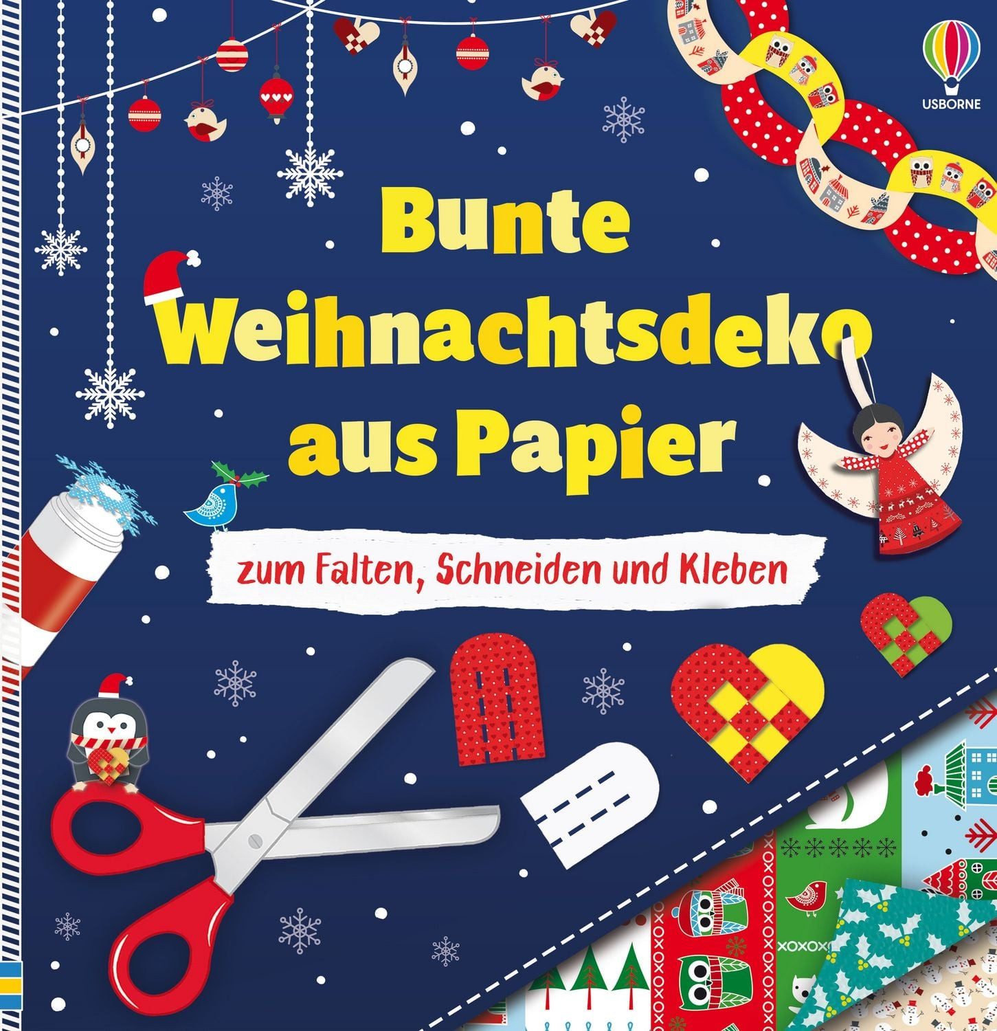 Bunte Weihnachtsdeko aus Papier / Fiona Watt