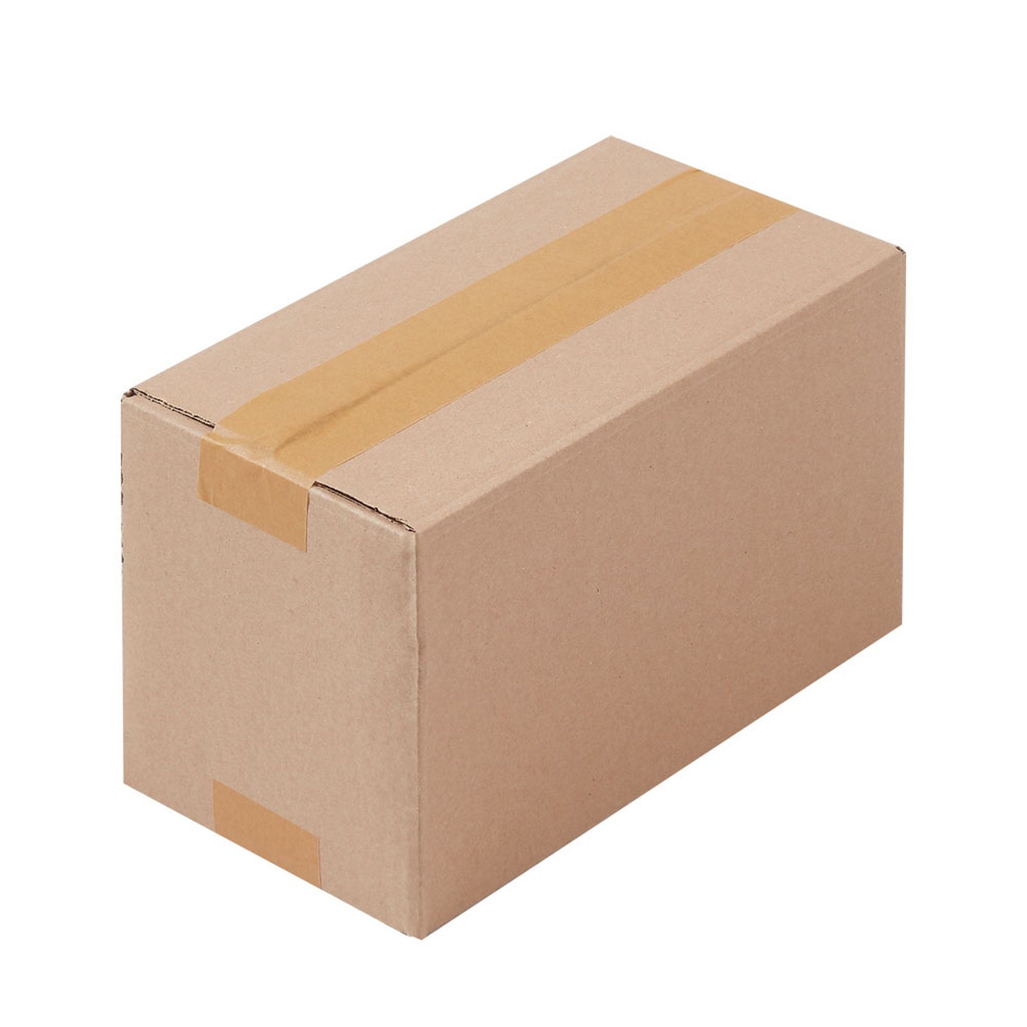 BB-Verpackungen Versandkarton Faltkarton 2-wellig, 285 mm x 185 mm x 170 mm, 100 Stück