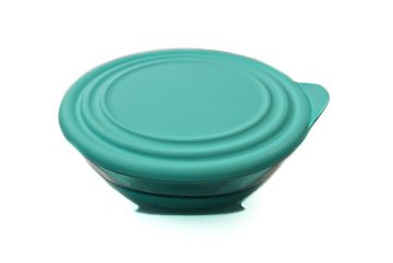 TUPPERWARE Servierschüssel Eleganzia 600ml türkis/grün Servierschale+SPÜLTUCH