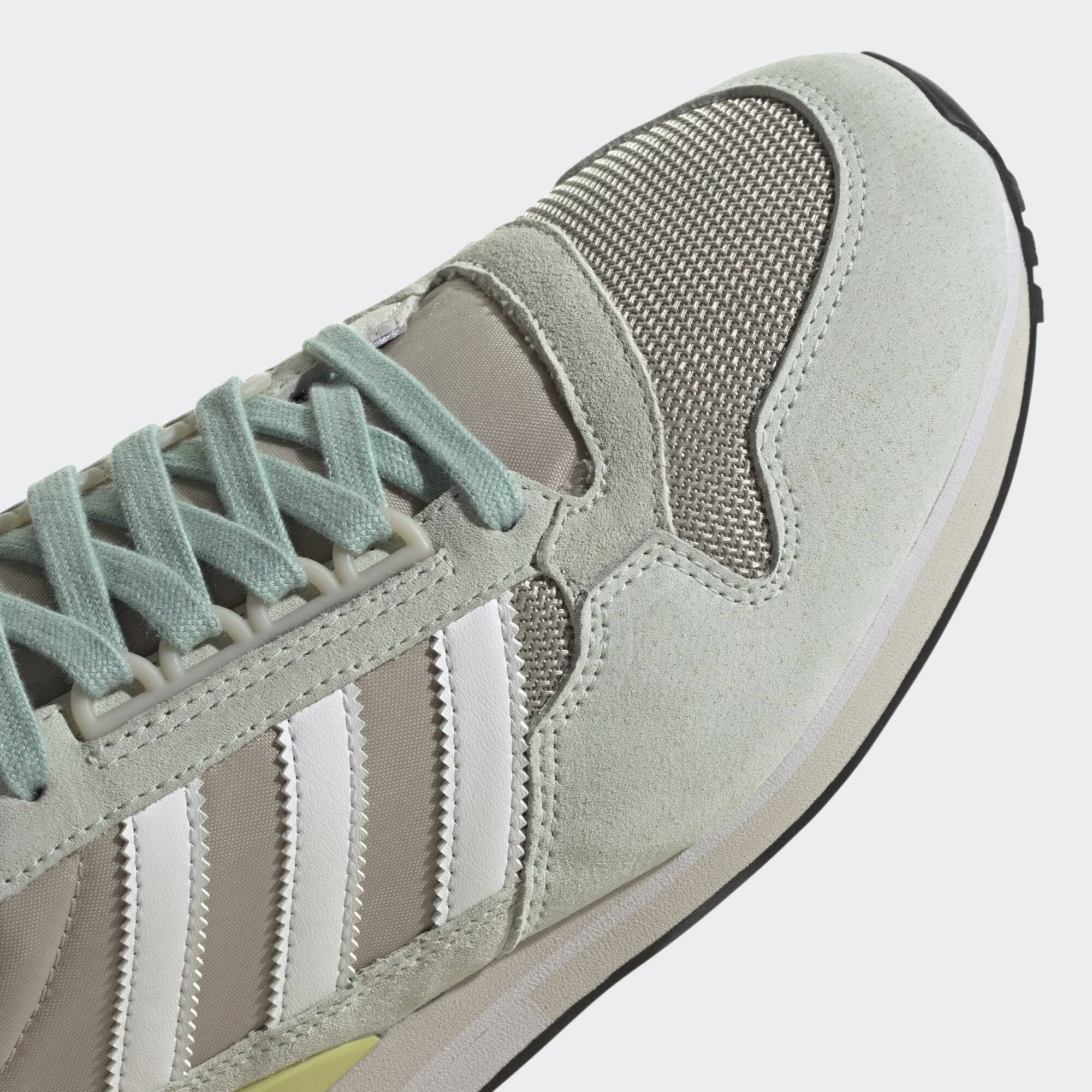 adidas Linen Linen / Green 500 Sneaker / Originals ZX White Green SCHUH Crystal