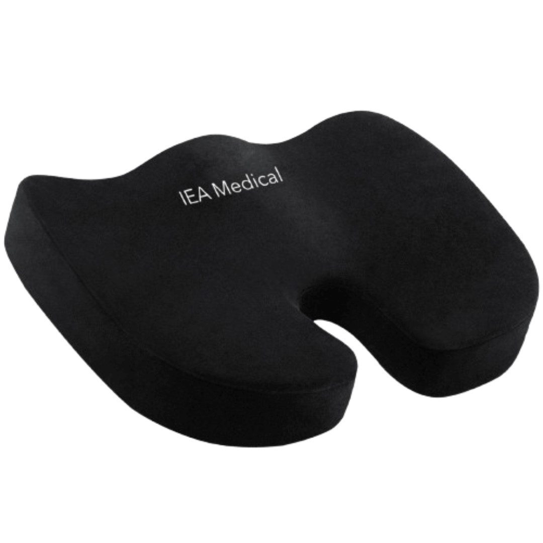 IEA Medical Sitzkissen IEA Medical orthopädisches Sitzkissen - hart, Ergonomisch geformt, Härtegrad 70D, Memory-Schaum, rutschfest