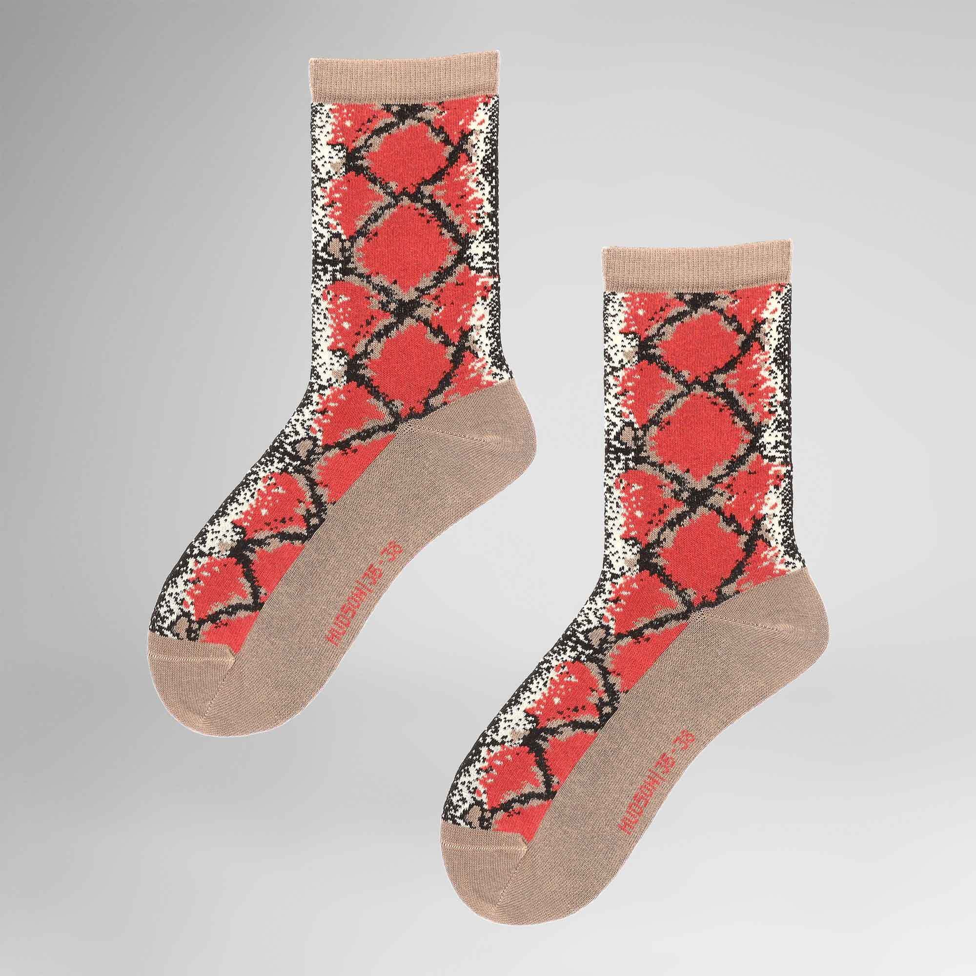 Hudson Basicsocken Snake (1-Paar) Socken mit Animal-Design