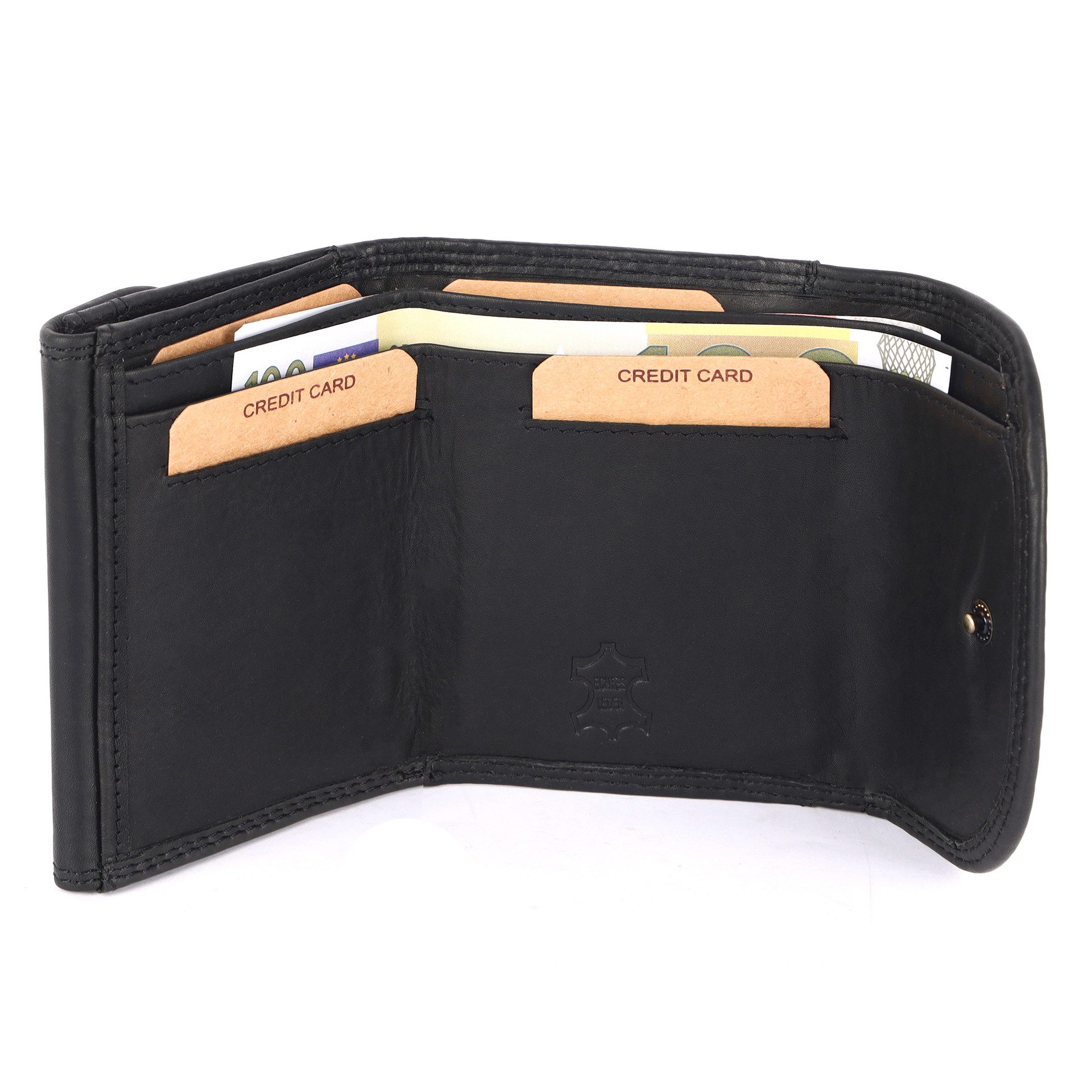 Benthill Geldbörse Echt Leder Portmonee Klein & Handlich RFID Schutz Geldbe günstig online kaufen