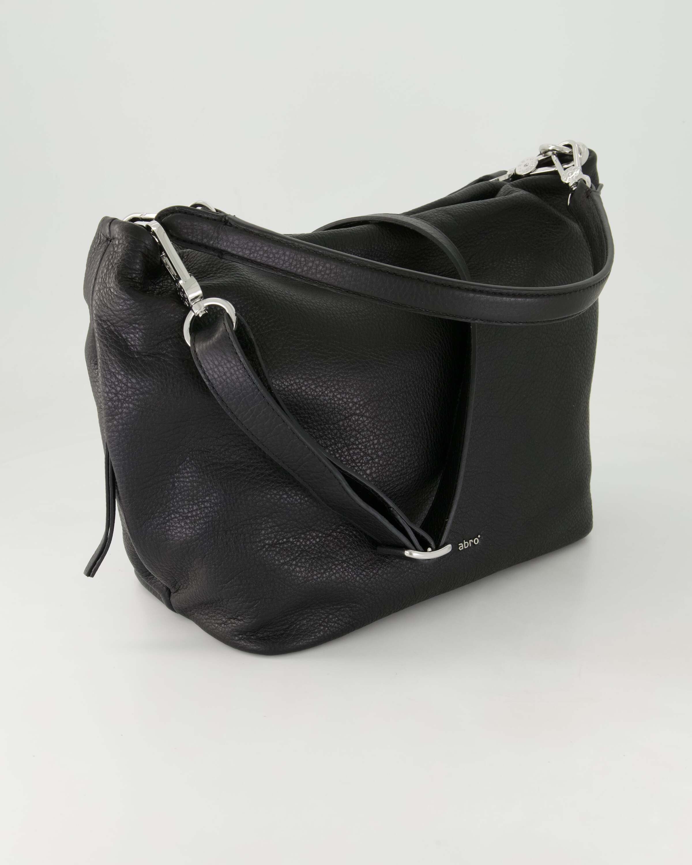 Abro Handtasche Ebony, Obermaterial: Leder
