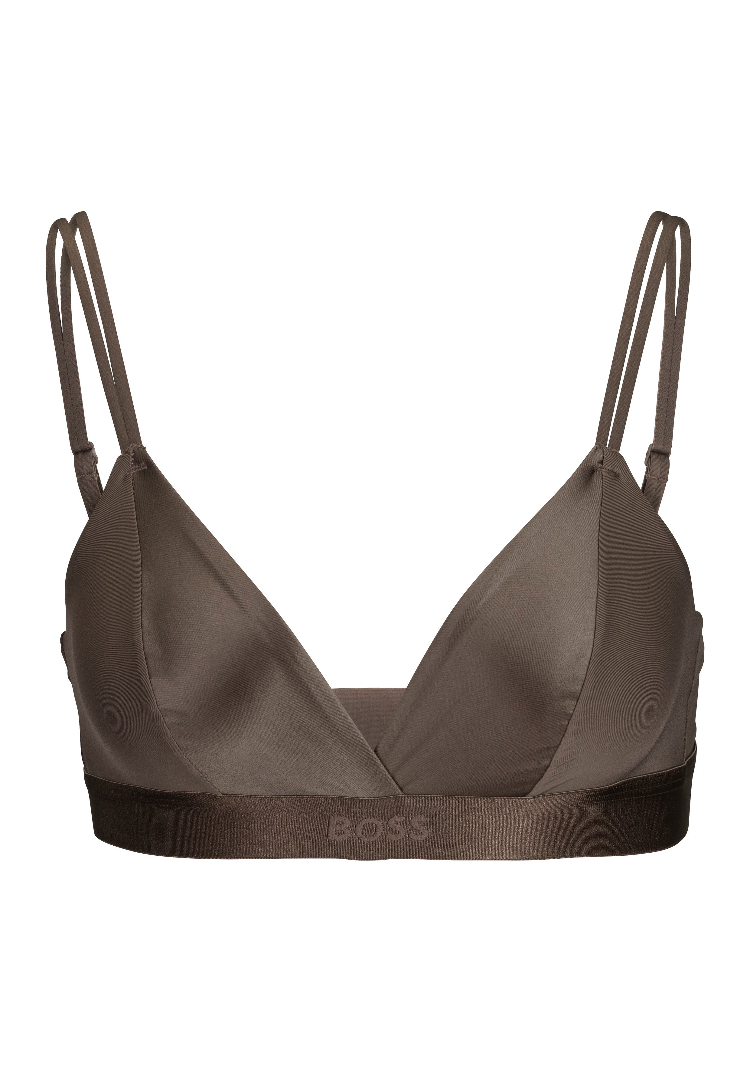 BOSS Bralette-BH TRIANGLE SELECT mit elastischem Logobund