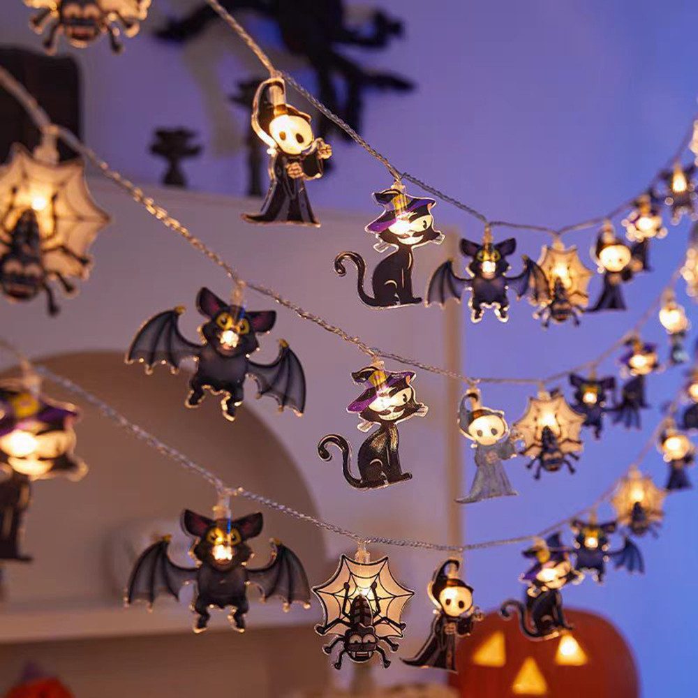 Coonoor LED-Lichterkette Herbst Deko, Halloween Lichterkette günstig online kaufen