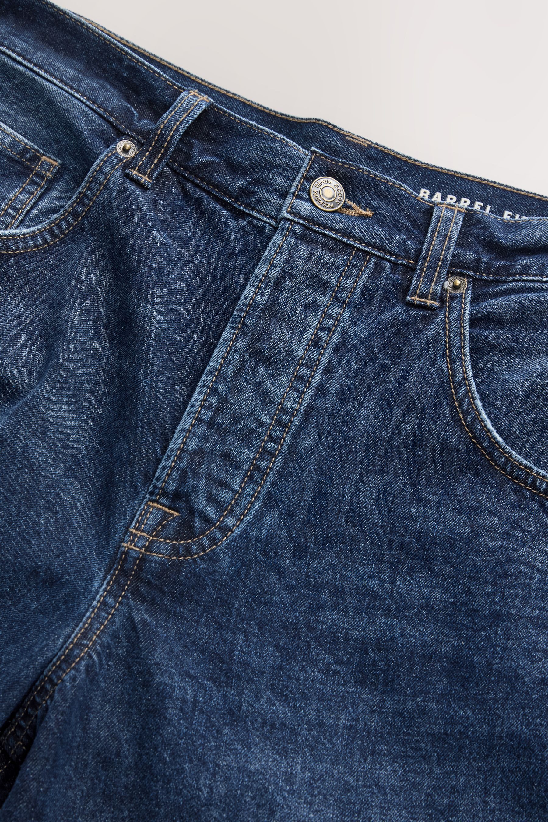Next Weite Jeans Authentische Jeans im Barrel Fit (1-tlg) günstig online kaufen