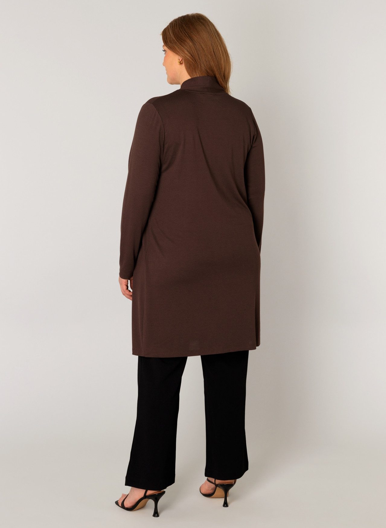 Base Level Curvy Longstrickjacke Ayla Long Figurumspielende, weiche Strickq günstig online kaufen