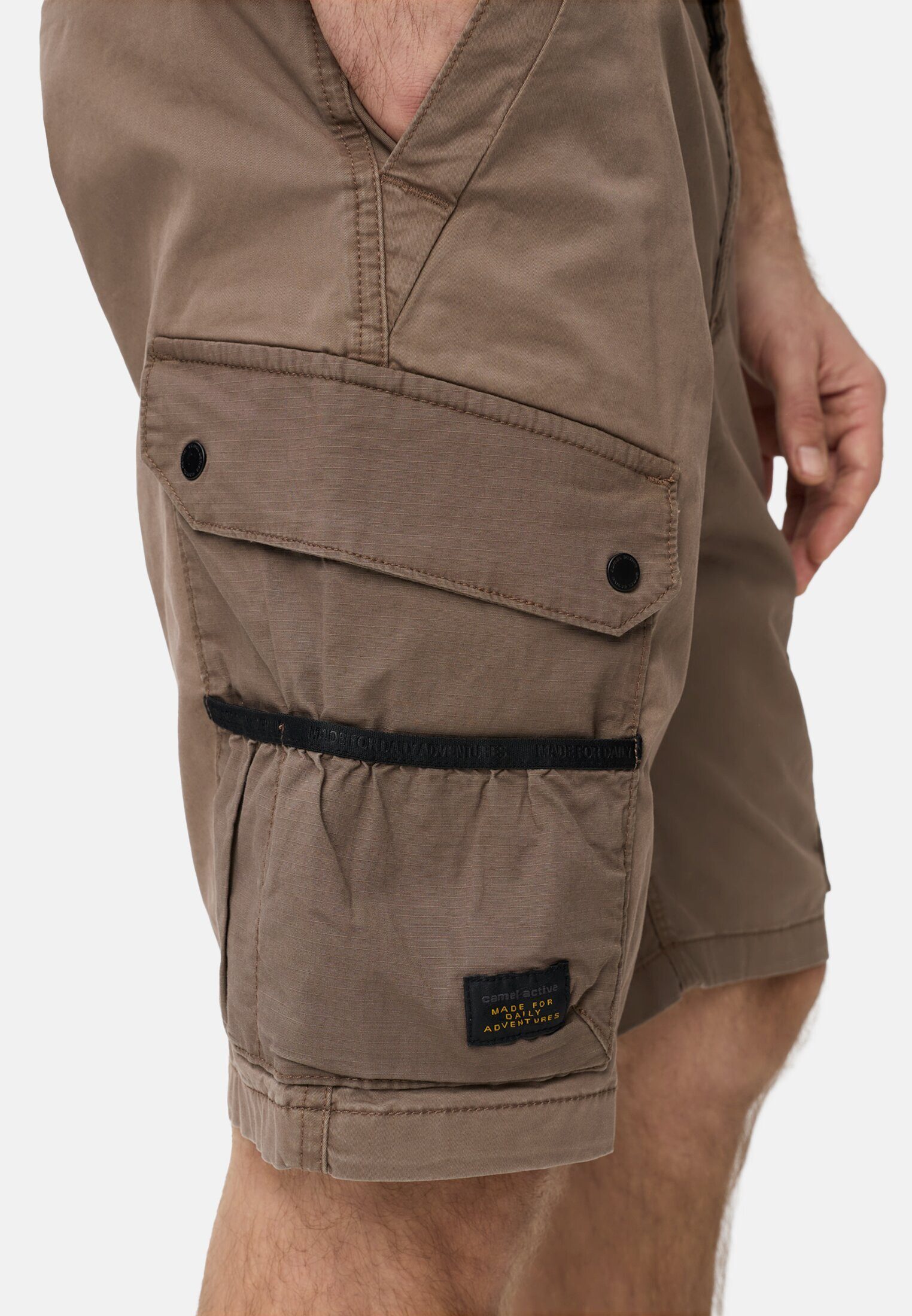 camel active Shorts Bermuda Shorts mit Cargo-Taschen