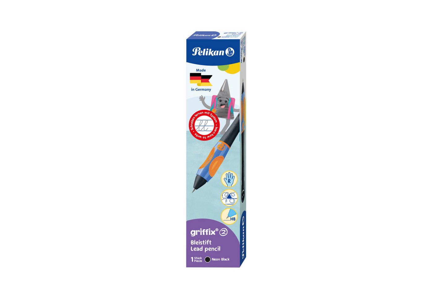 Thumbnail - Pelikan Druckbleistift griffix, Schreiblernstift für erste Schreibübungen Stift für Rechtshänder