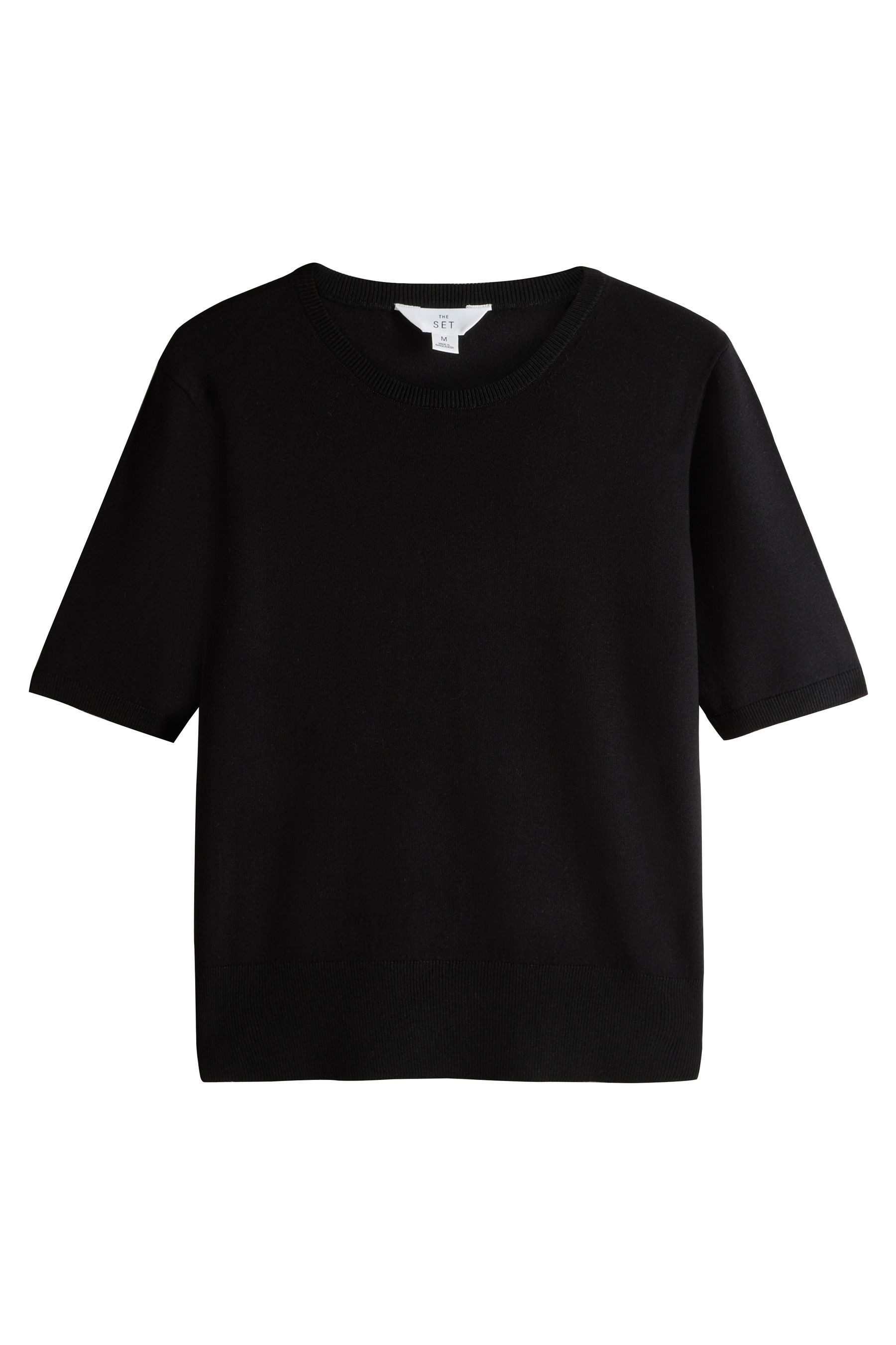 The Set Strickpullover The Set T-Shirts aus Feinstrick, 4er-Pack (4-tlg) günstig online kaufen