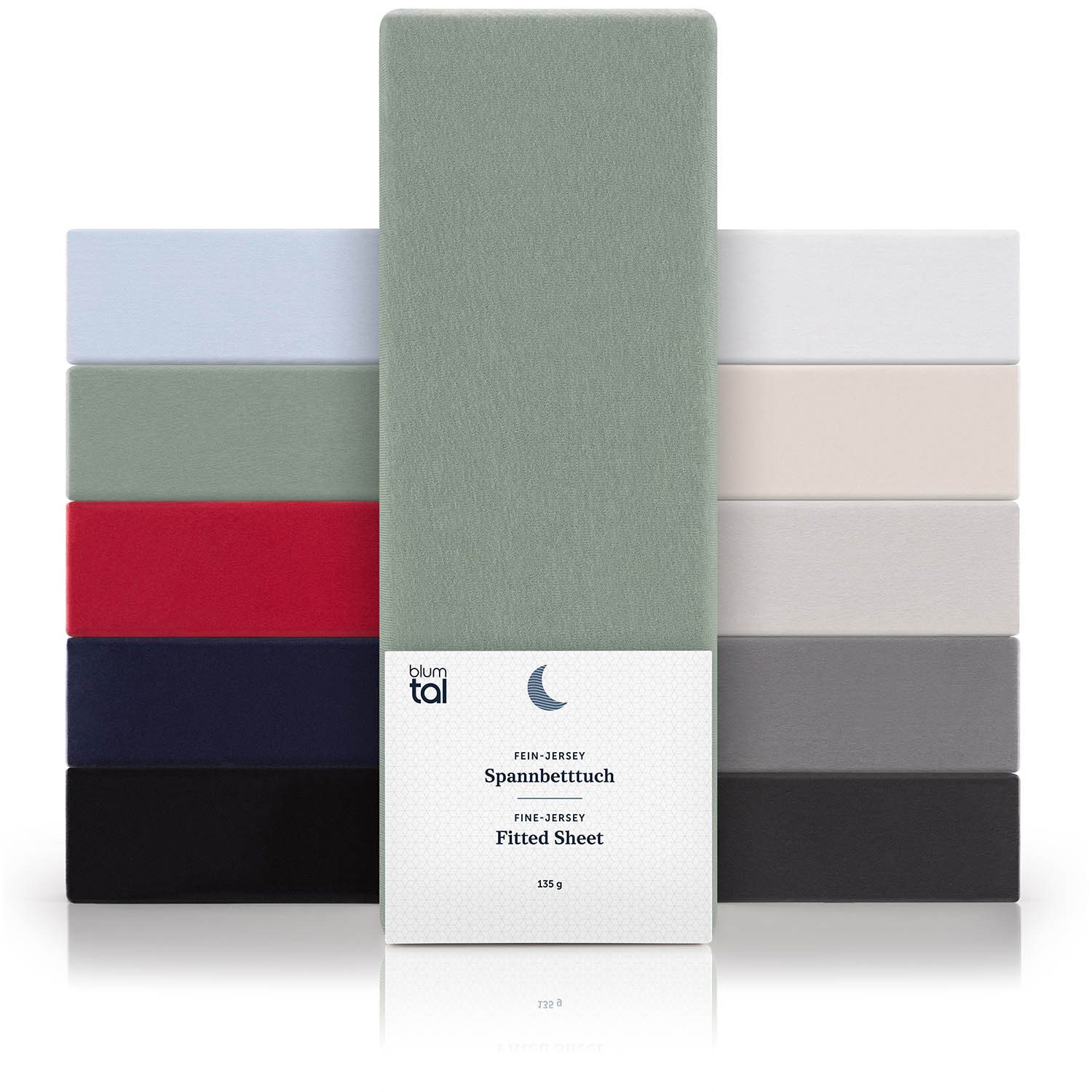 Blumtal Spannbettlaken Blumtal Basics 100% Baumwolle, günstig online kaufen