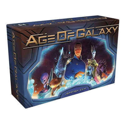 Asmodee Spiel, Familienspiel Age of Galaxy, Brettspiel, für 1-4 Spieler, ab 12 Jahren..., Strategiespiel