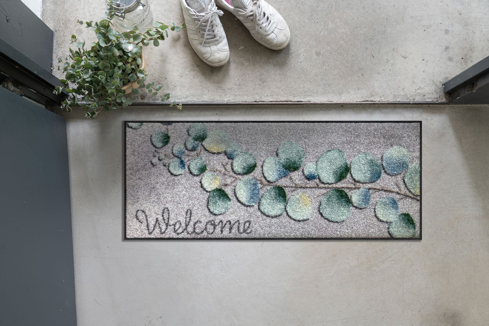 Salonloewe Fußmatte Salonloewe EUCALYPTUS WELCOME Fußmatte günstig online kaufen