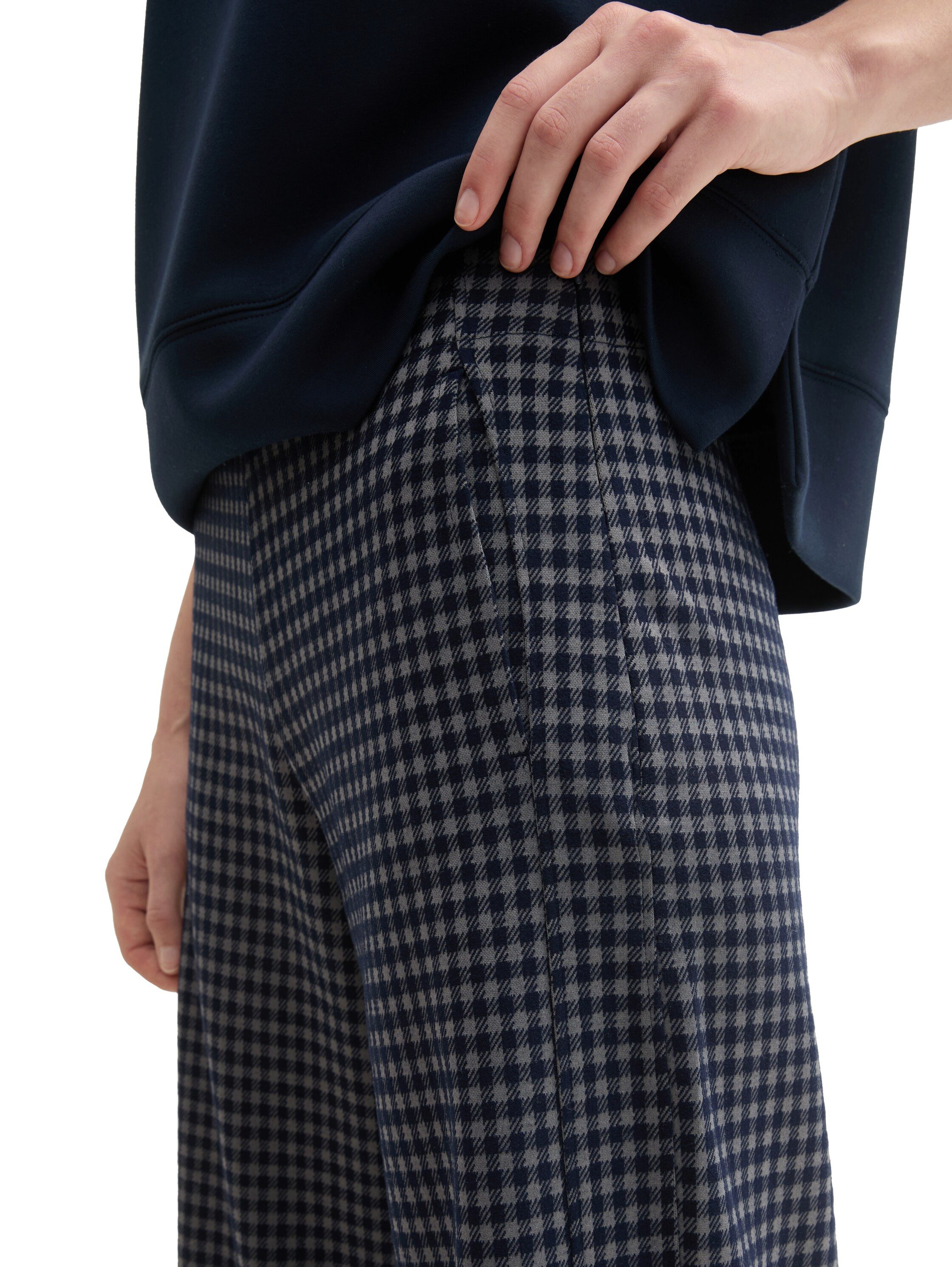 TOM TAILOR Culotte Sommerhose mit Karo Muster günstig online kaufen