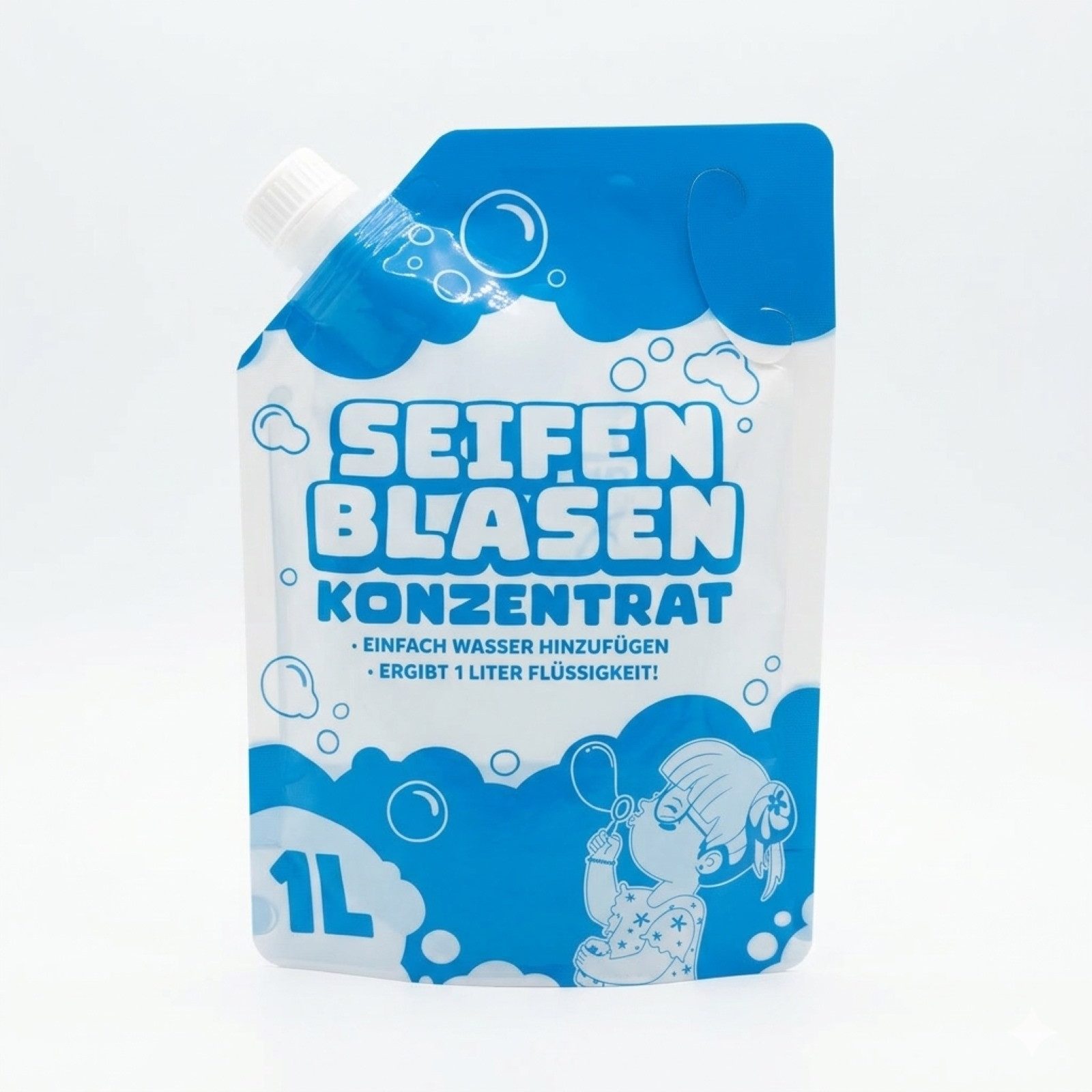 HAC24 Seifenblasenspielzeug Seifenblasenkonzentrat 1:10 Seifenblasenflüssigkeit