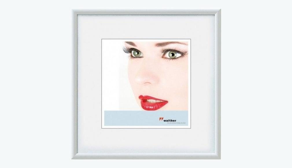 walther design Galeria Kunststoff Bilderrahmen  20x20 cm Weiss günstig online kaufen