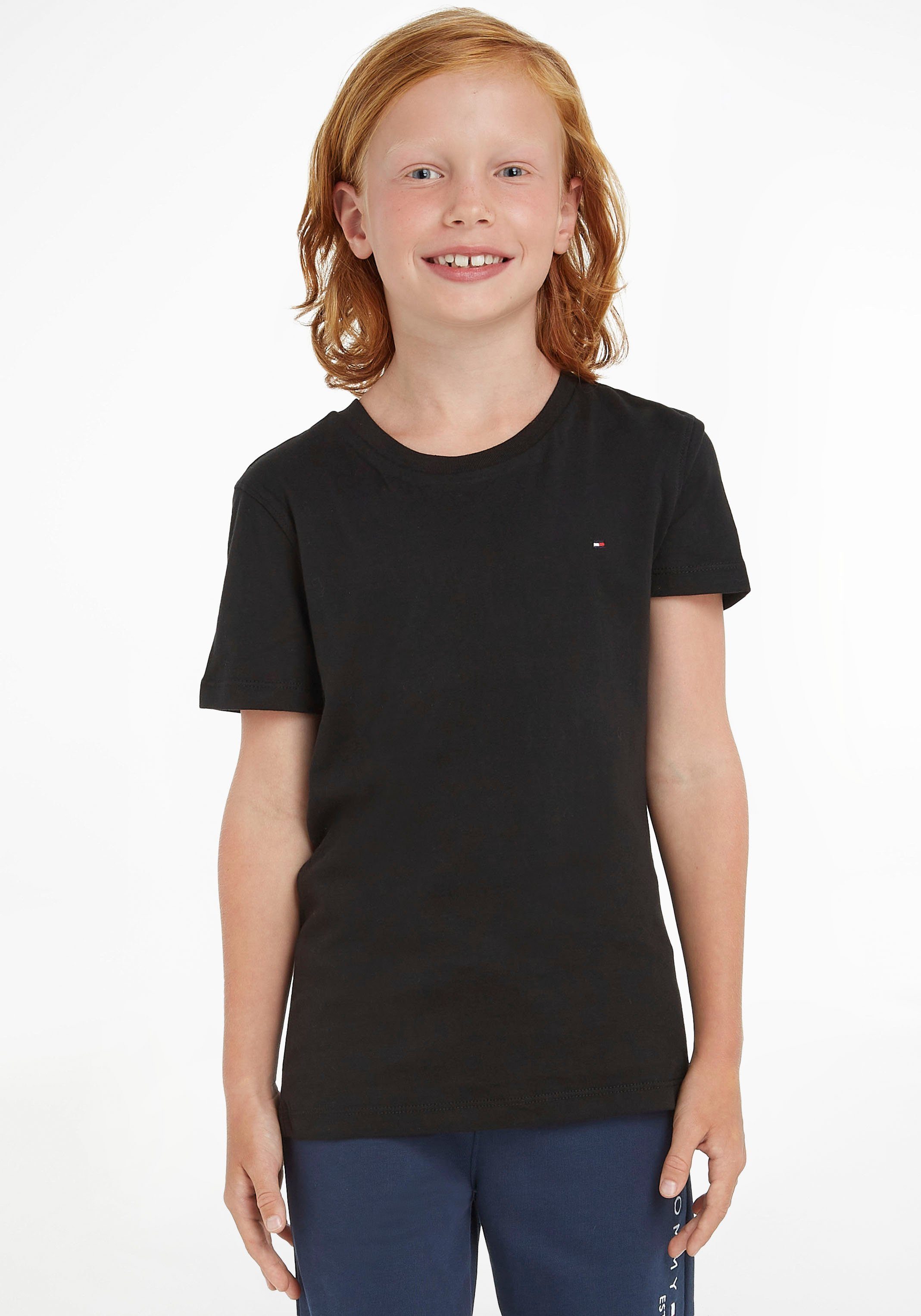 Tommy Hilfiger MiniMe,für Kinder T-Shirt KNIT BOYS CN BASIC Jungen Kids Junior