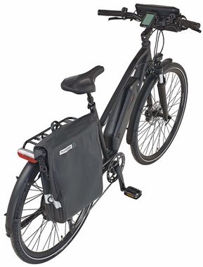 Prophete E-Bike Entdecker e2000, 10 Gang Shimano Deore Schaltwerk, Kettenschaltung, Heckmotor, 672 Wh Akku, (mit Lenkertasche, mit Seitentasche), Pedelec, Elektrofahrrad für Damen u. Herren, Trekkingrad