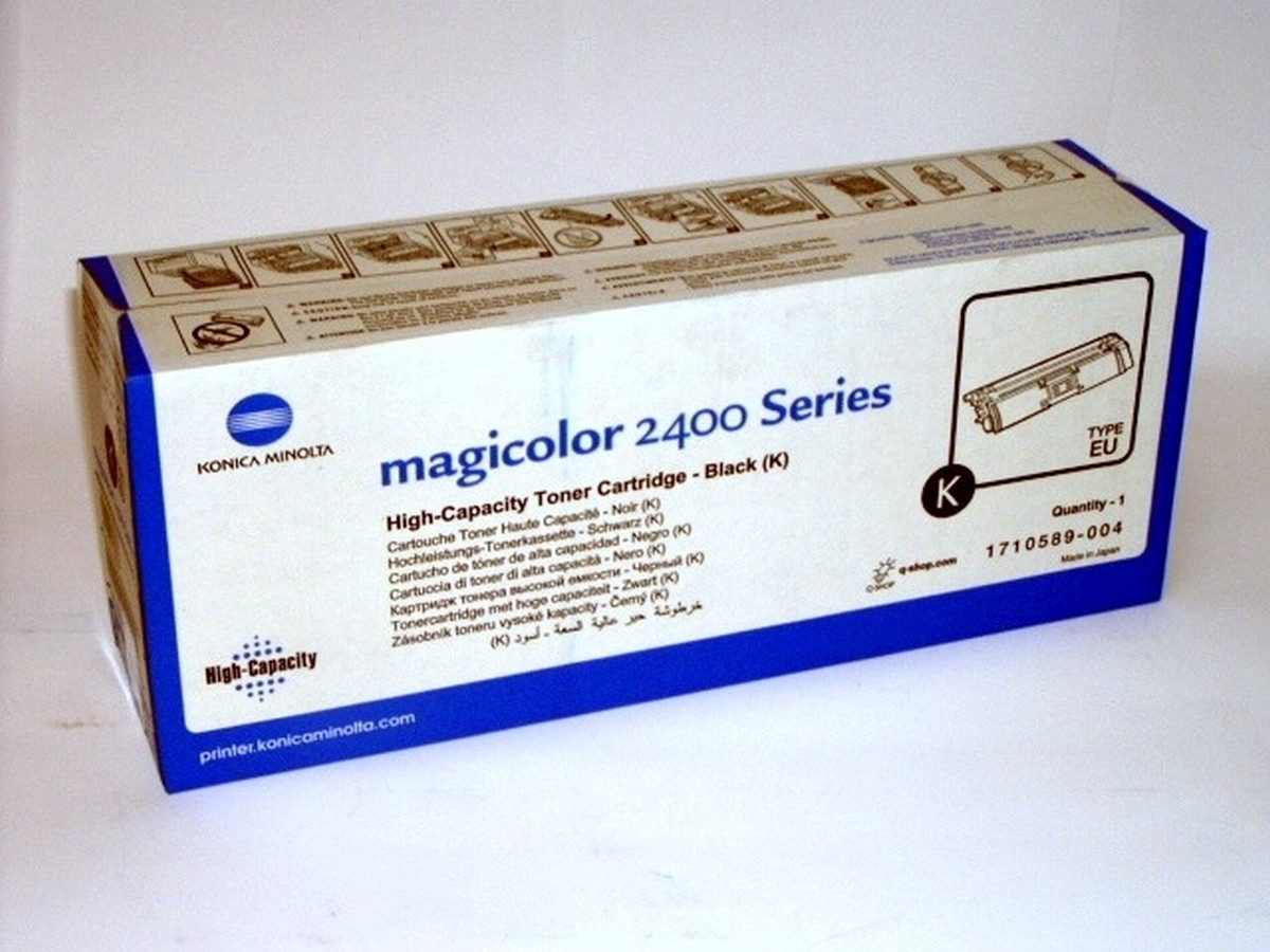 Konica-Minolta Tonerpatrone Toner Konica Minolta Magicolor Serie 2400 schwarz