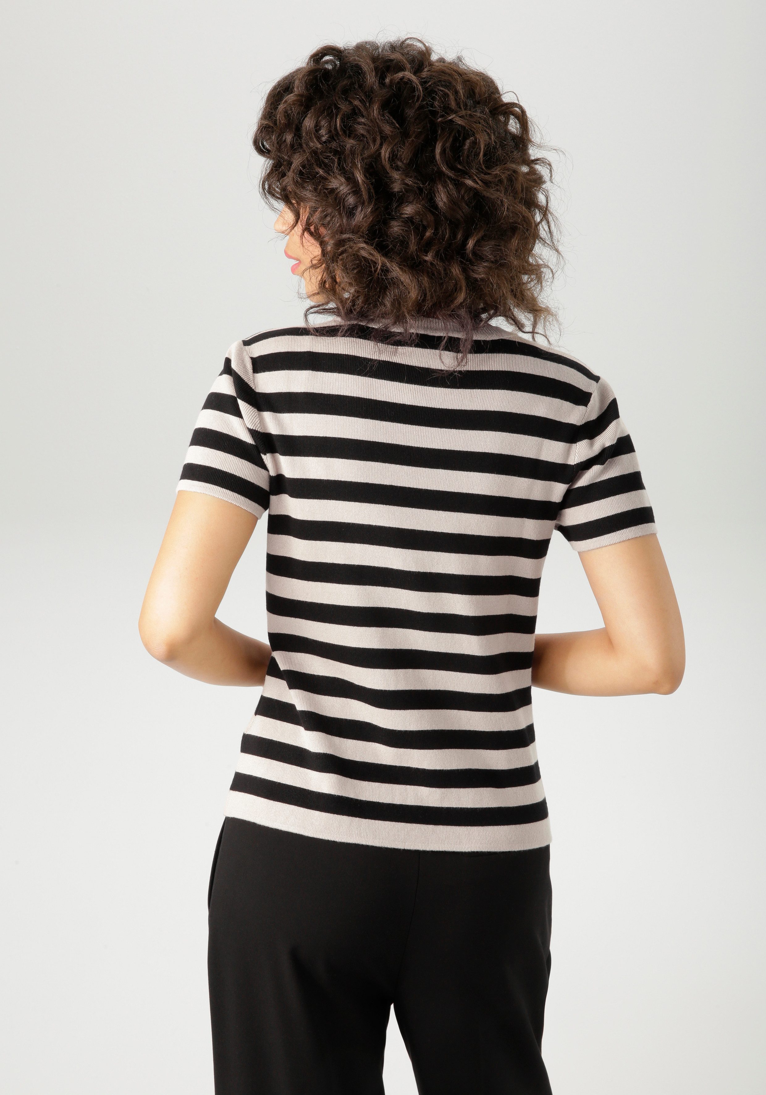 Aniston CASUAL Strickpullover im Streifen-Dessin - günstig online kaufen